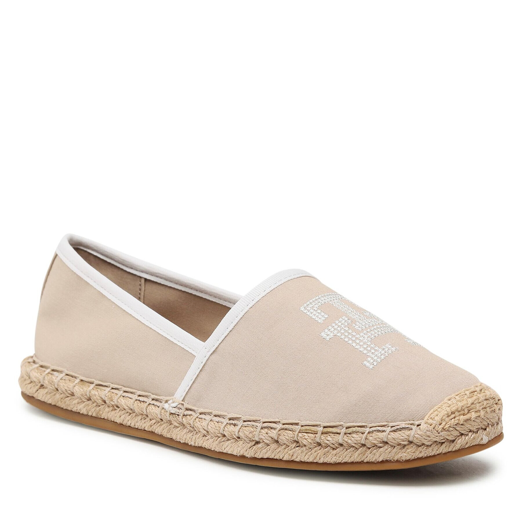 Tommy Hilfiger Espadrile Th Embroidered Espadrille FW0FW07101 Bej - Pled.ro