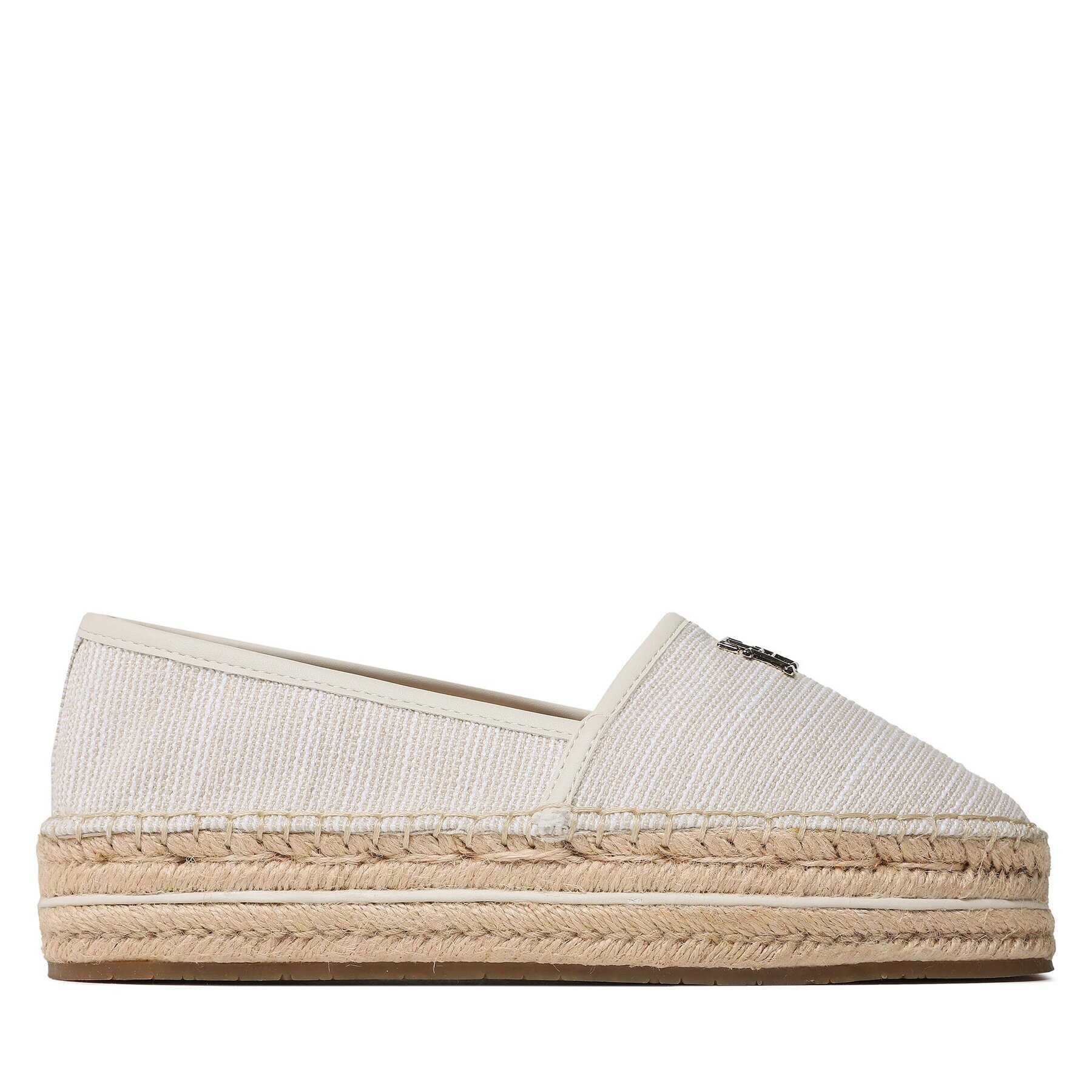 Tommy Hilfiger Espadrile Th Woven Espadrille FW0FW07343 Bej - Pled.ro