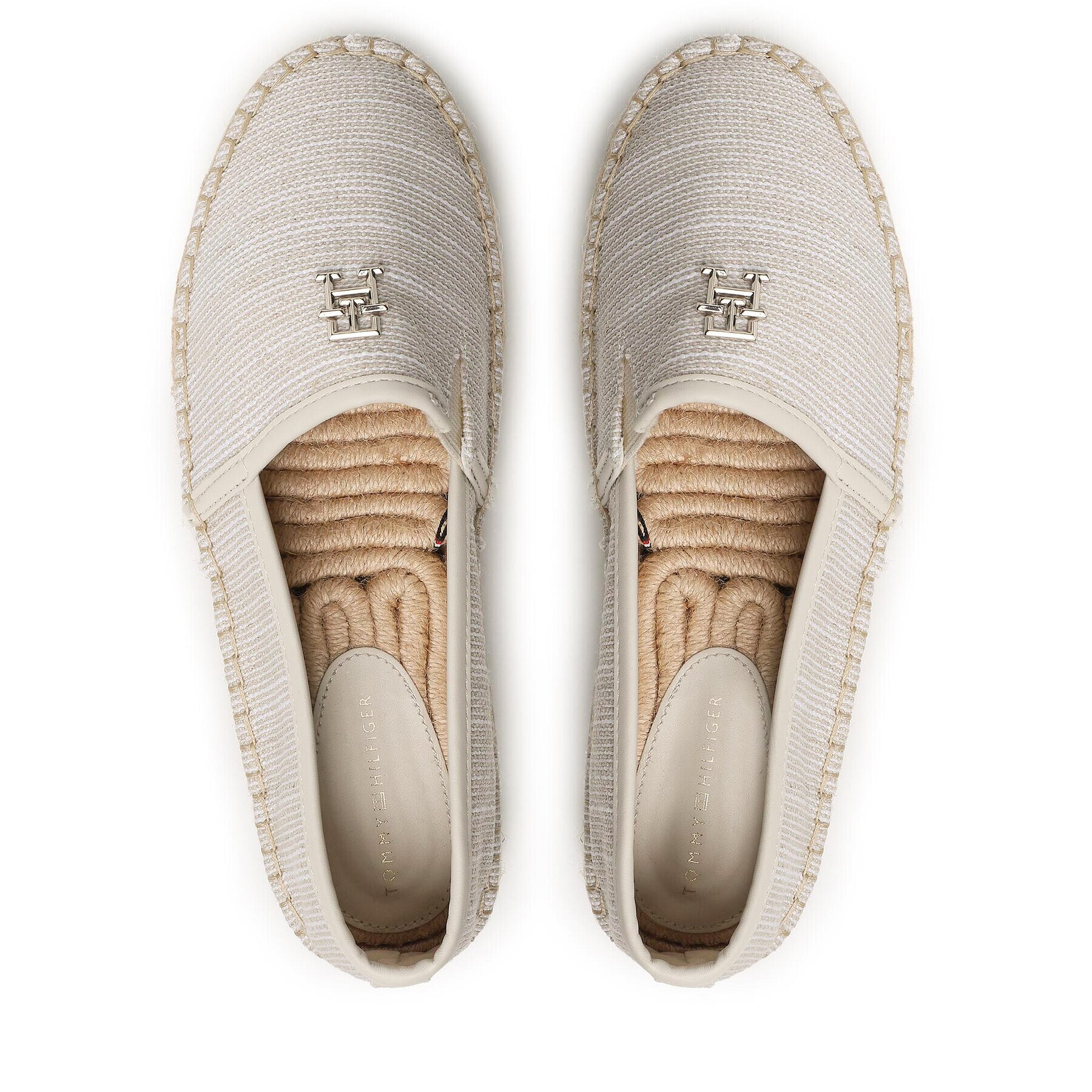 Tommy Hilfiger Espadrile Th Woven Espadrille FW0FW07343 Bej - Pled.ro