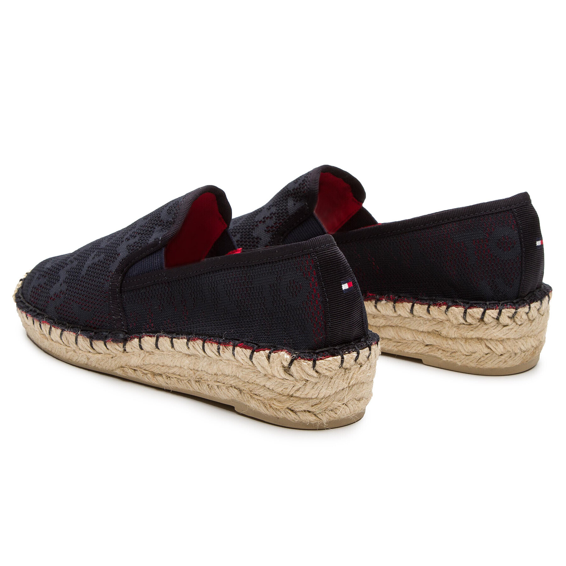 Tommy Hilfiger Espadrile Tommy Mesh Sporty Espadrille FW0FW03792 Bleumarin - Pled.ro