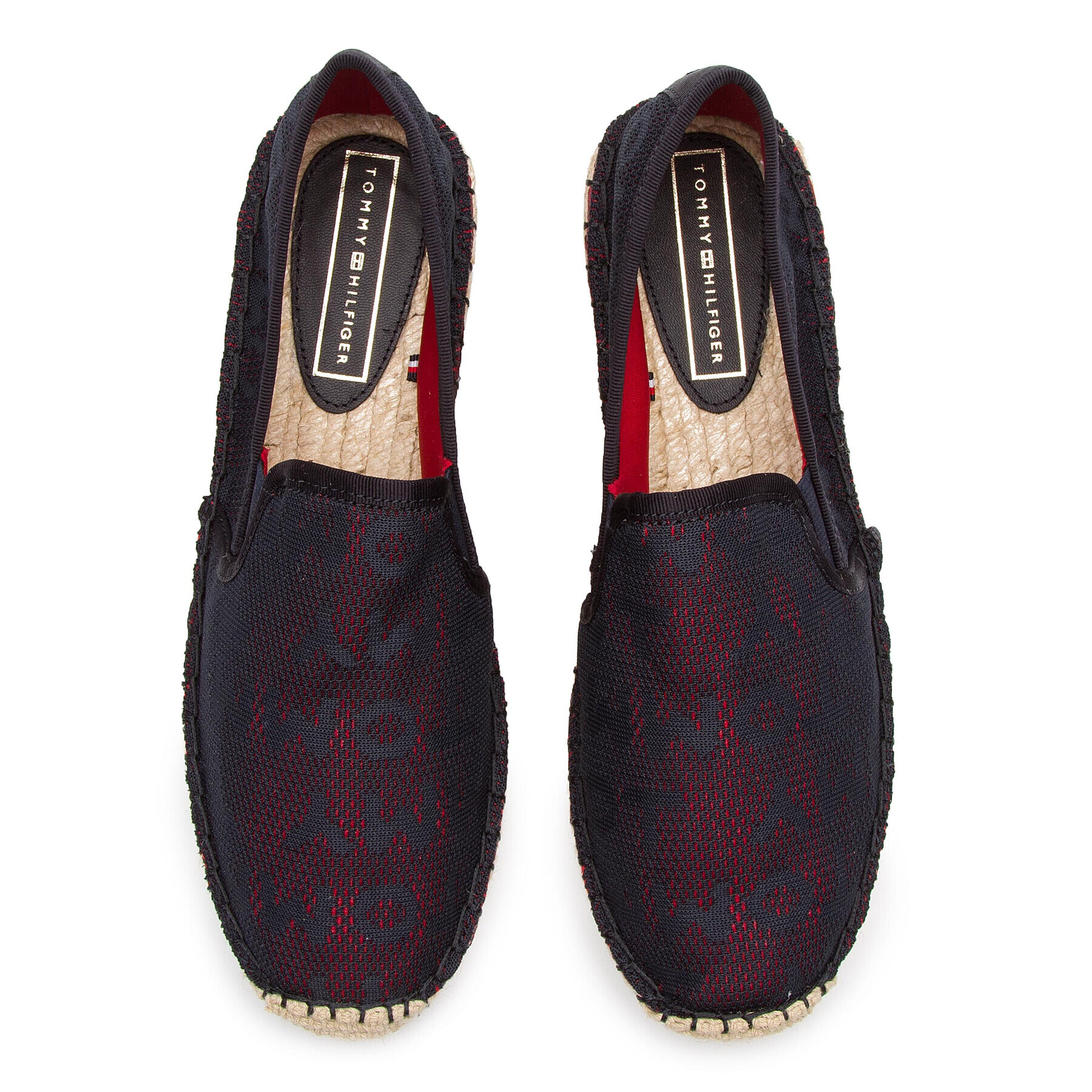 Tommy Hilfiger Espadrile Tommy Mesh Sporty Espadrille FW0FW03792 Bleumarin - Pled.ro