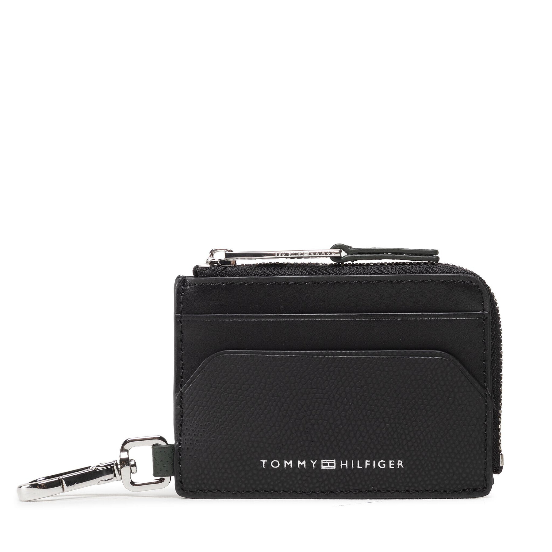 Tommy Hilfiger Etui pentru carduri Business Leather Mini Cc Zip AM0AM10246 Negru - Pled.ro