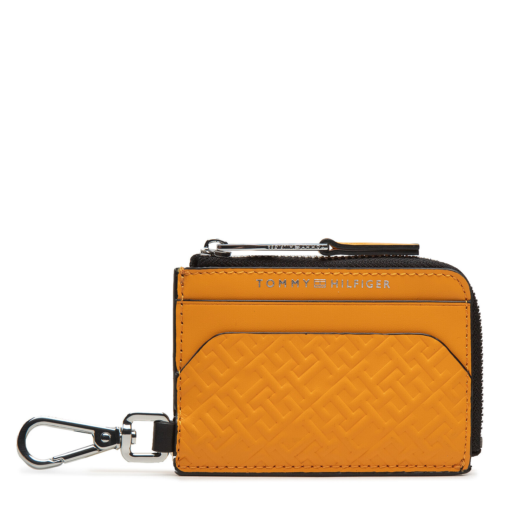 Tommy Hilfiger Etui pentru carduri Gp Mini Cc Holder With Zip AM0AM10836 Portocaliu - Pled.ro