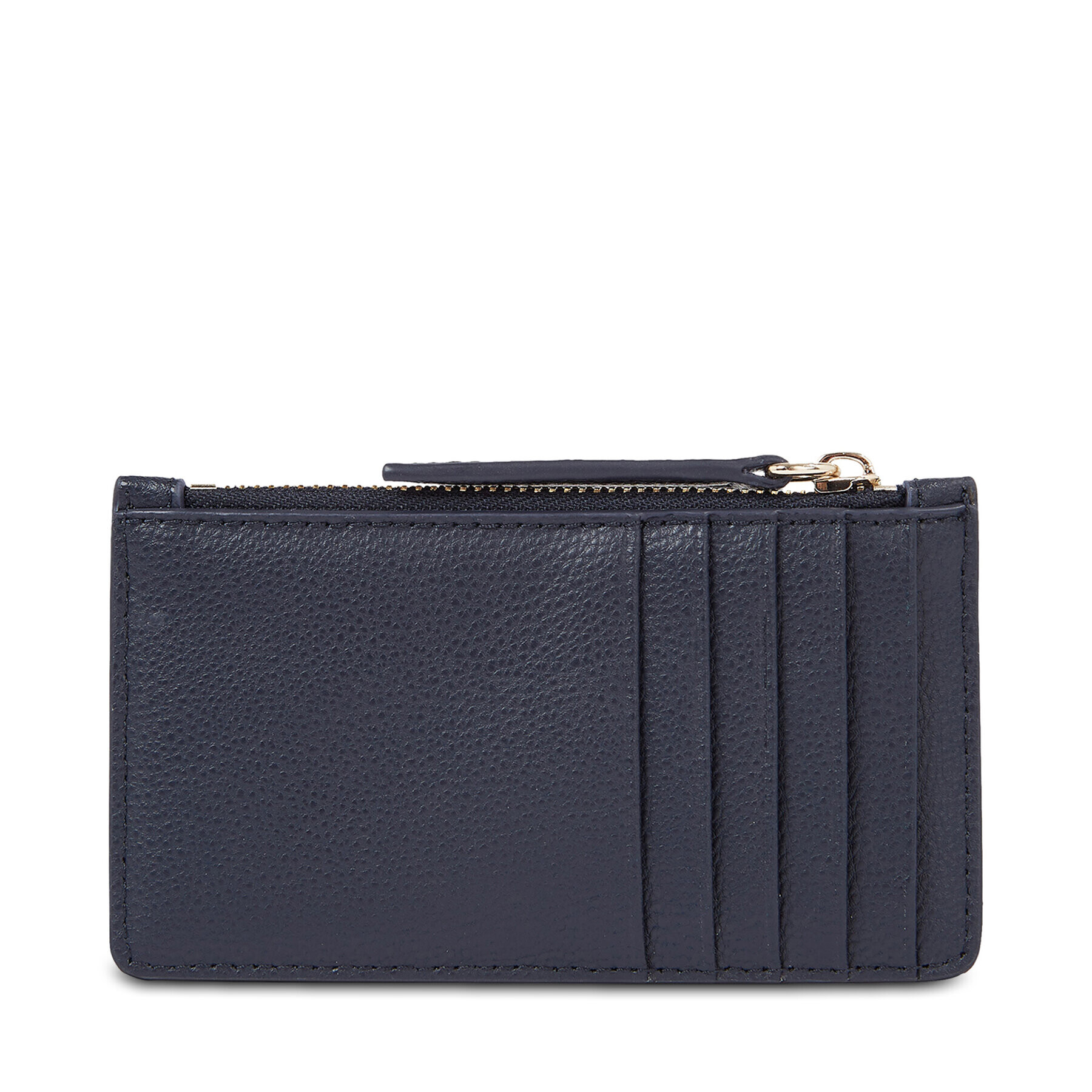 Tommy Hilfiger Etui pentru carduri Hilfiger Staple Cc Holder Zip AW0AW15267 Bleumarin - Pled.ro