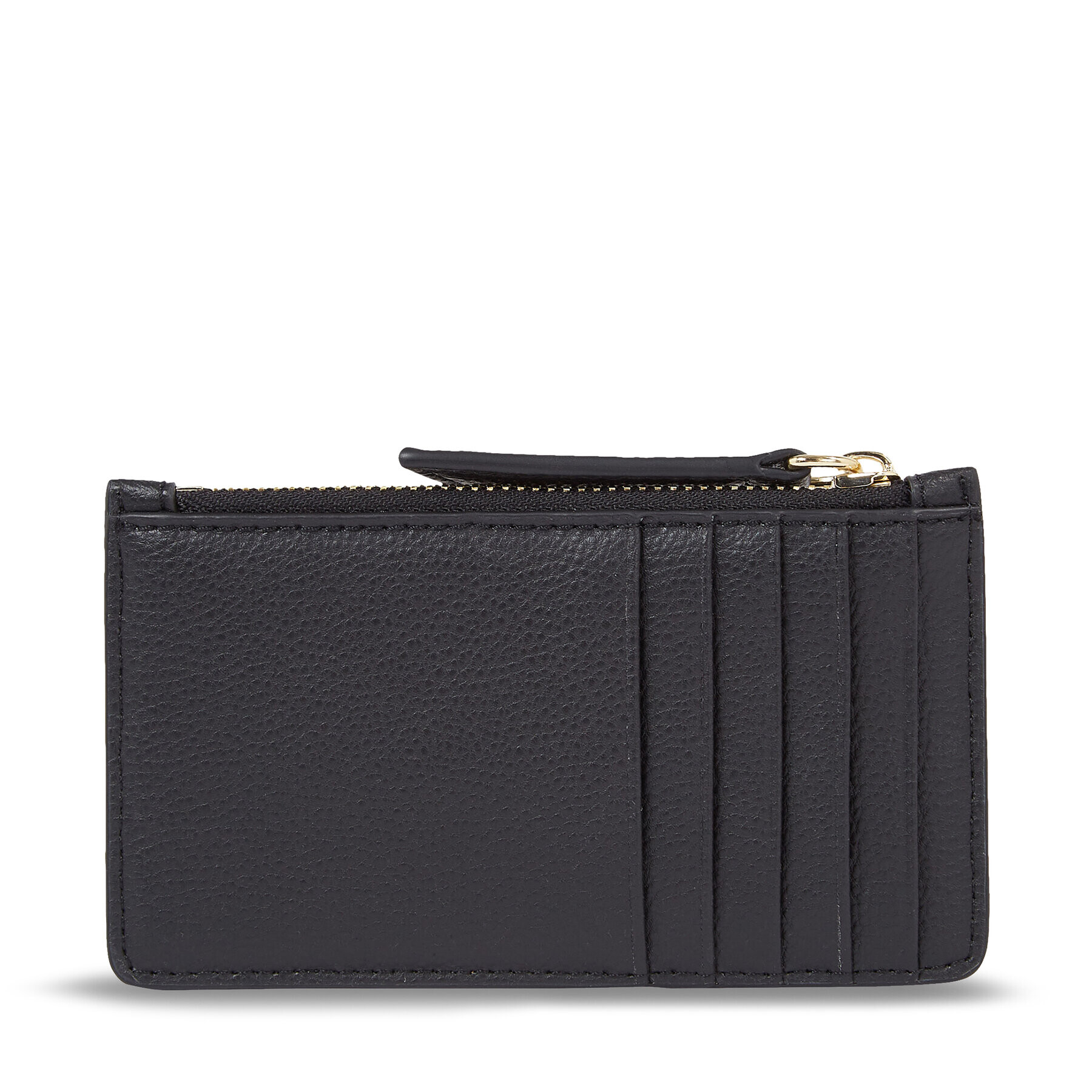 Tommy Hilfiger Etui pentru carduri Hilfiger Staple Cc Holder Zip AW0AW15267 Negru - Pled.ro