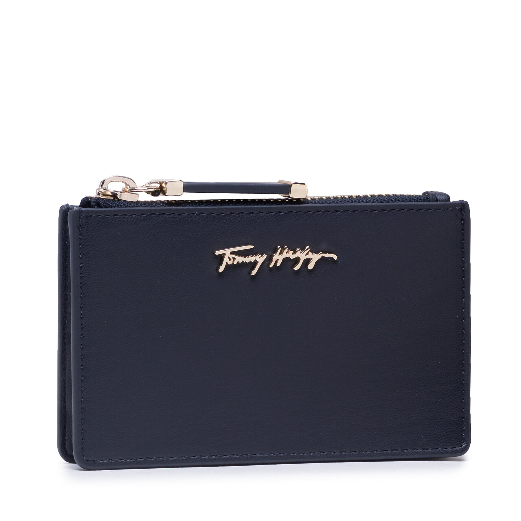 Tommy Hilfiger Etui pentru carduri Iconic Tommy Cc Holder AW0AW10139 Bleumarin - Pled.ro