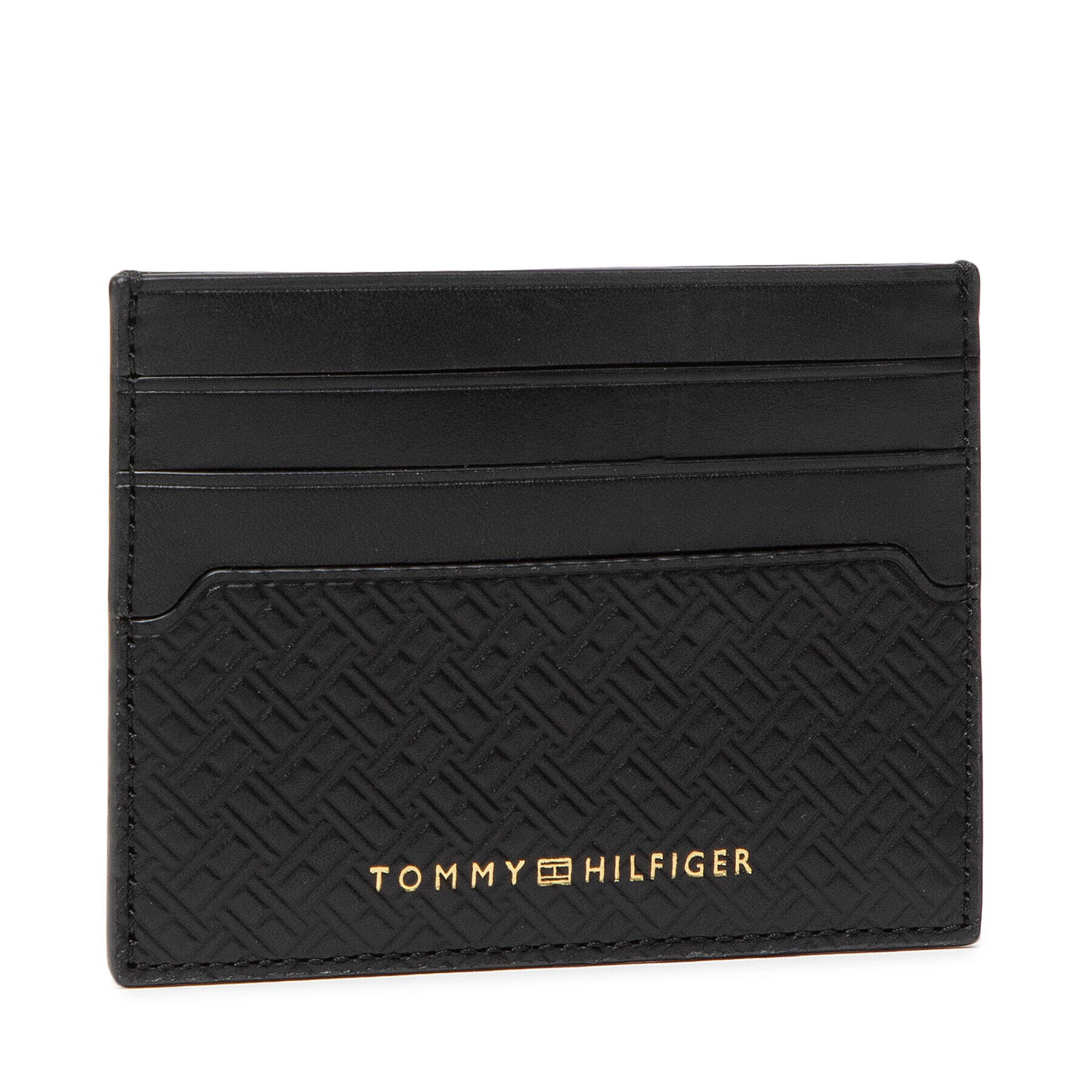 Tommy Hilfiger Etui pentru carduri Premium leather Mono Cc Holder AM0AM08724 Negru - Pled.ro