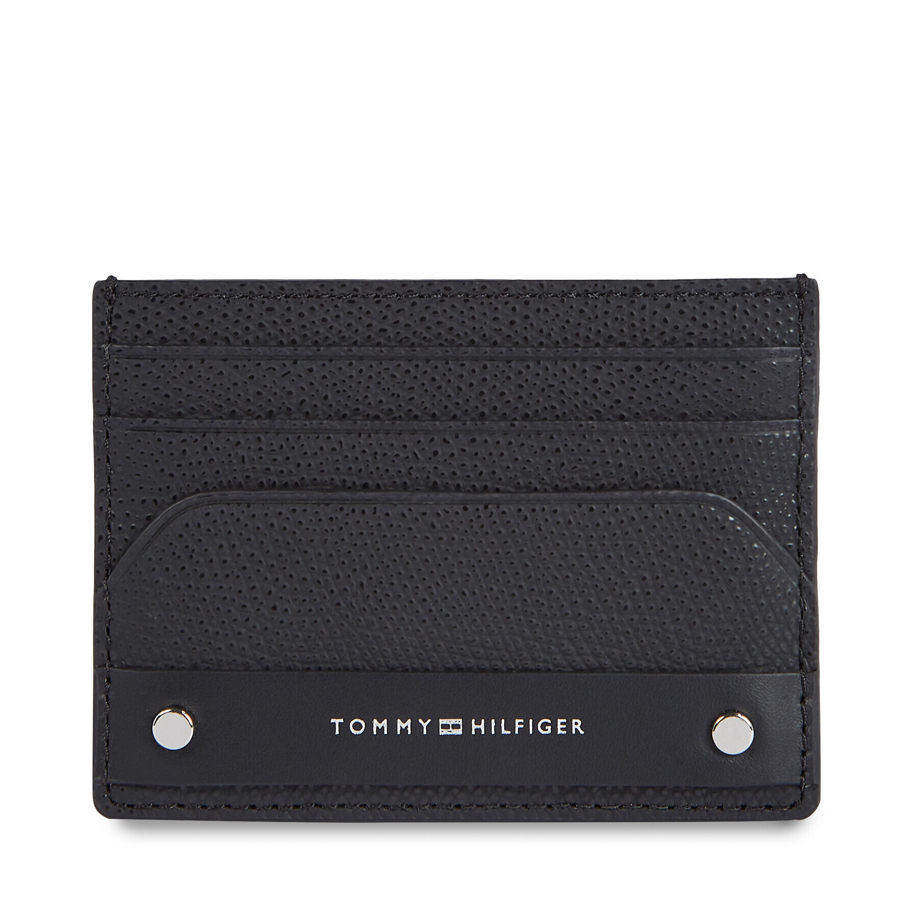 Tommy Hilfiger Etui pentru carduri Th Business Lea Cc Holder AM0AM11274 Negru - Pled.ro