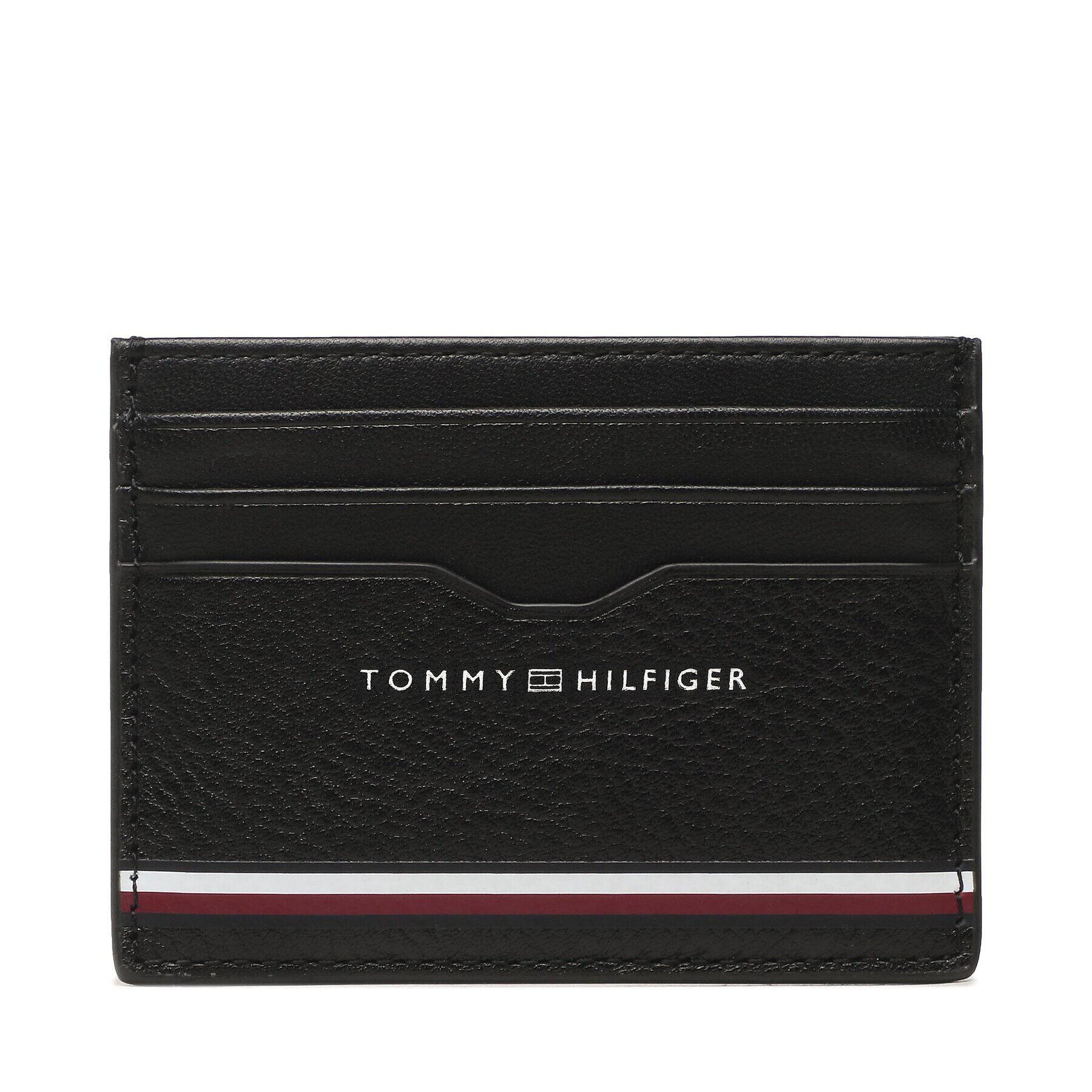 Tommy Hilfiger Etui pentru carduri Th Central Cc Holder AM0AM11257 Negru - Pled.ro