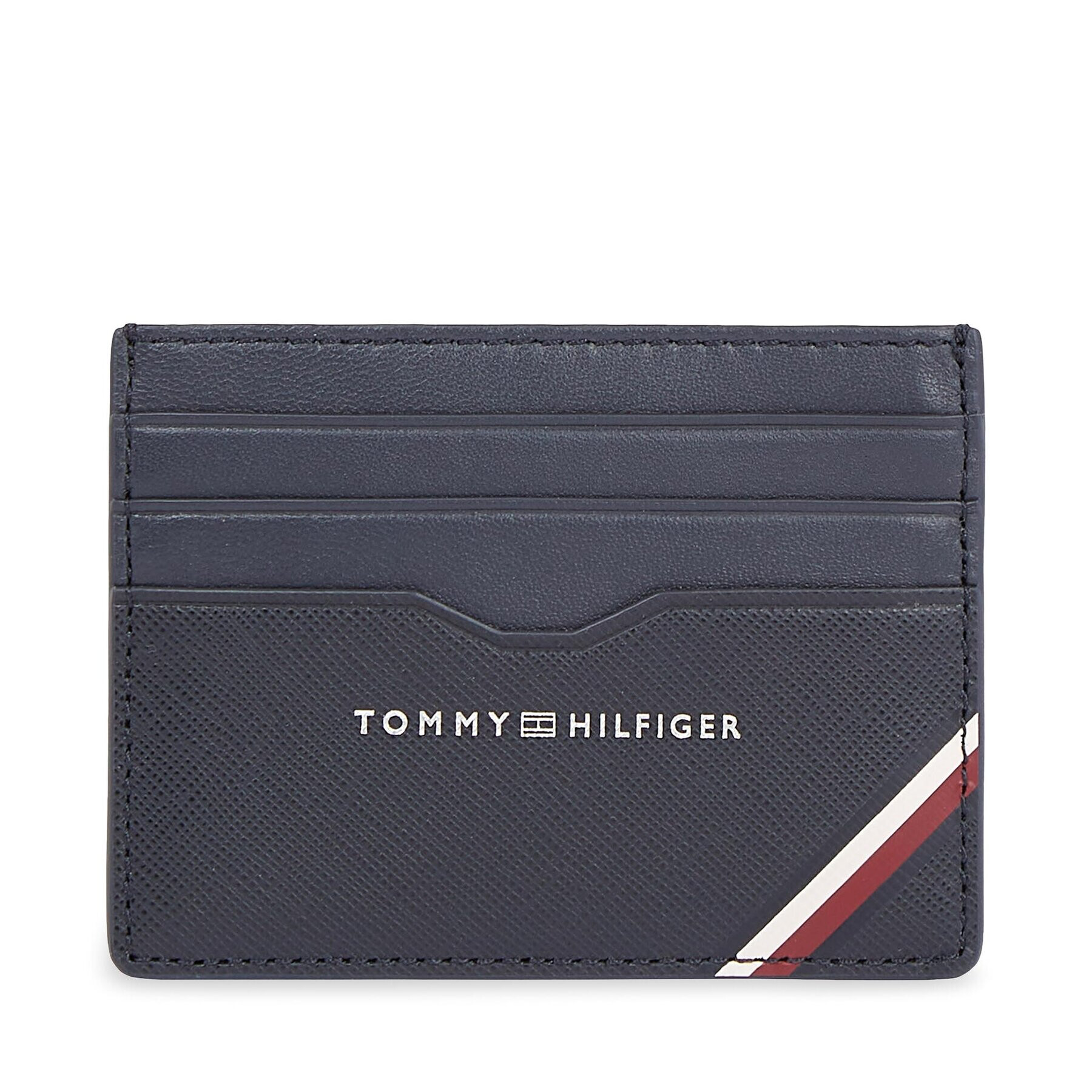 Tommy Hilfiger Etui pentru carduri Th Central Cc Holder AM0AM11583 Bleumarin - Pled.ro