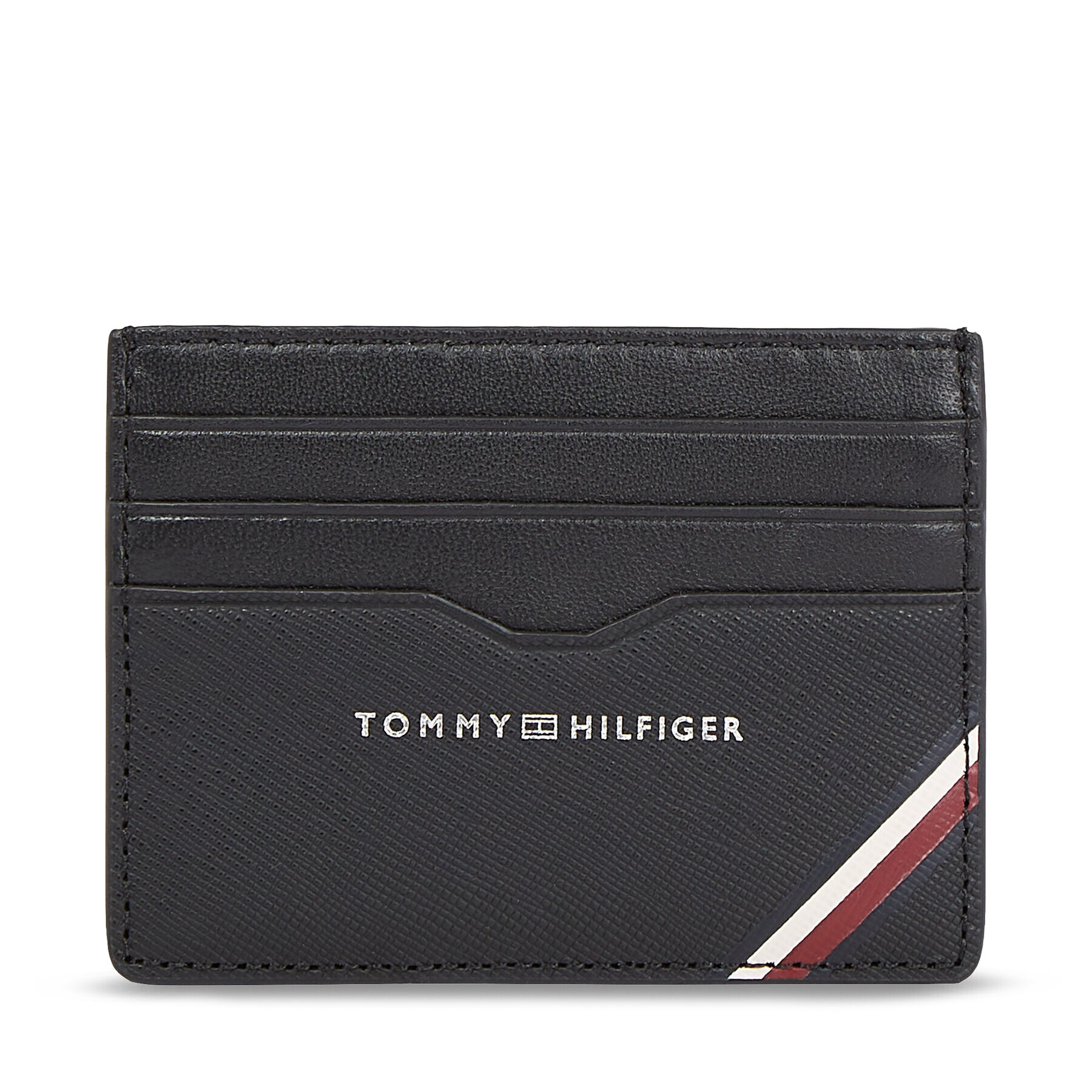 Tommy Hilfiger Etui pentru carduri Th Central Cc Holder AM0AM11583 Negru - Pled.ro