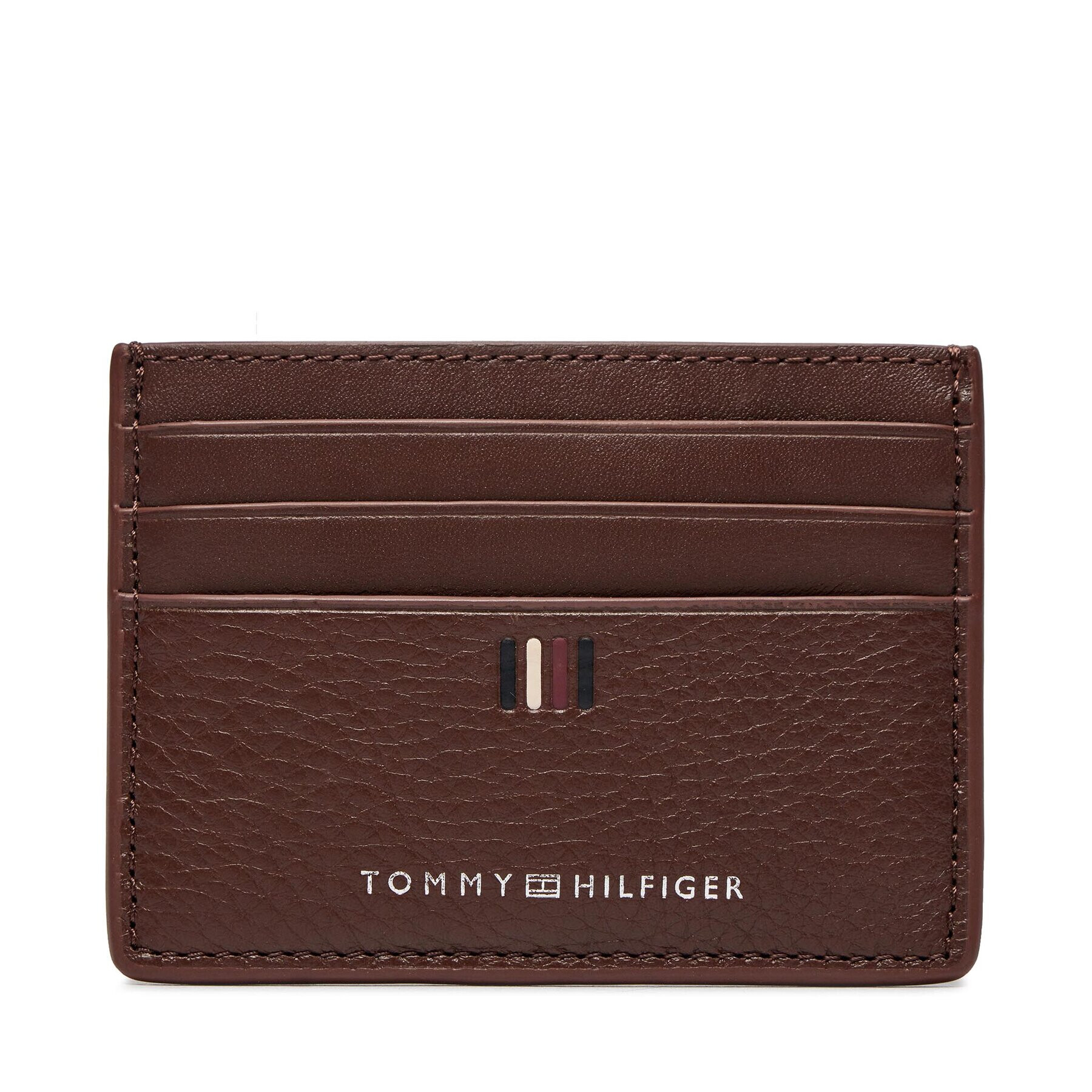 Tommy Hilfiger Etui pentru carduri Th Central Cc Holder AM0AM11858 Maro - Pled.ro