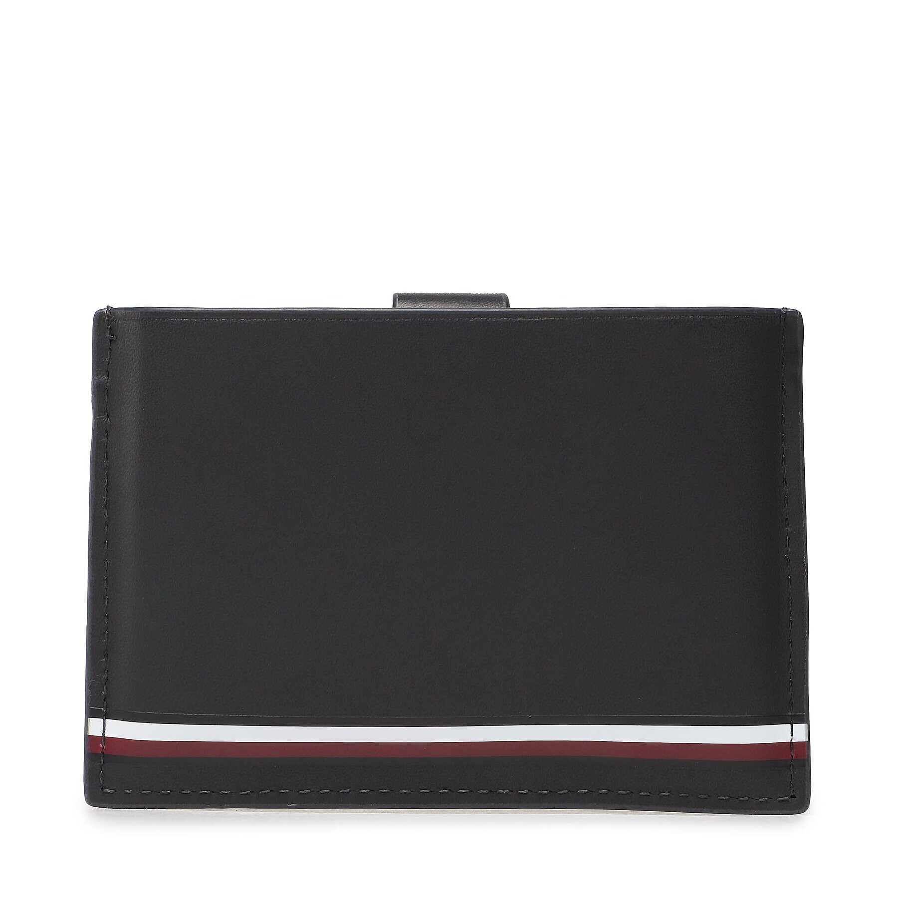 Tommy Hilfiger Etui pentru carduri Th Central Smooth Retractable Cc AM0AM11752 Bleumarin - Pled.ro