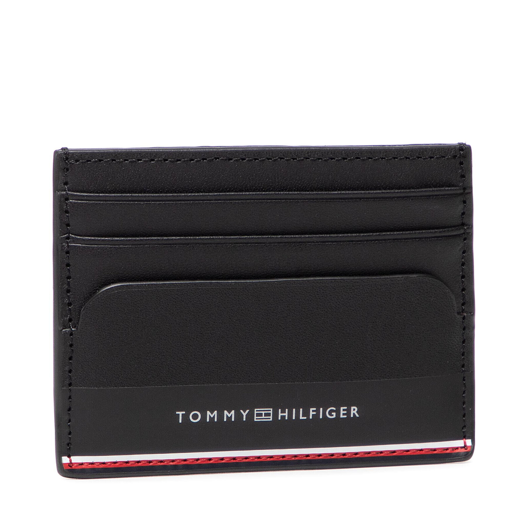 Tommy Hilfiger Etui pentru carduri Th Commuter Cc Holder AM0AM08138 Negru - Pled.ro