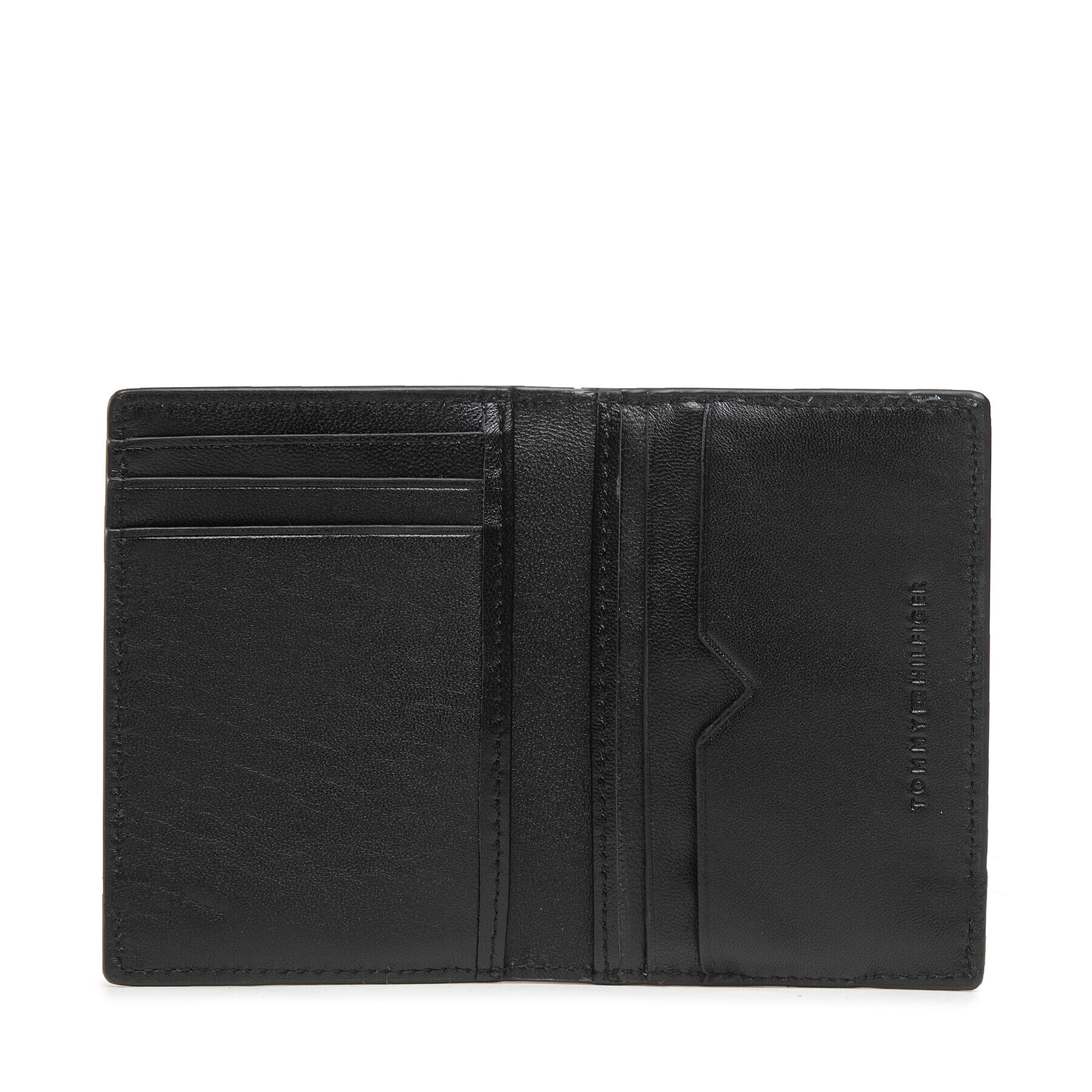 Tommy Hilfiger Etui pentru carduri Th Modern Leather Bifold AM0AM10620 Negru - Pled.ro