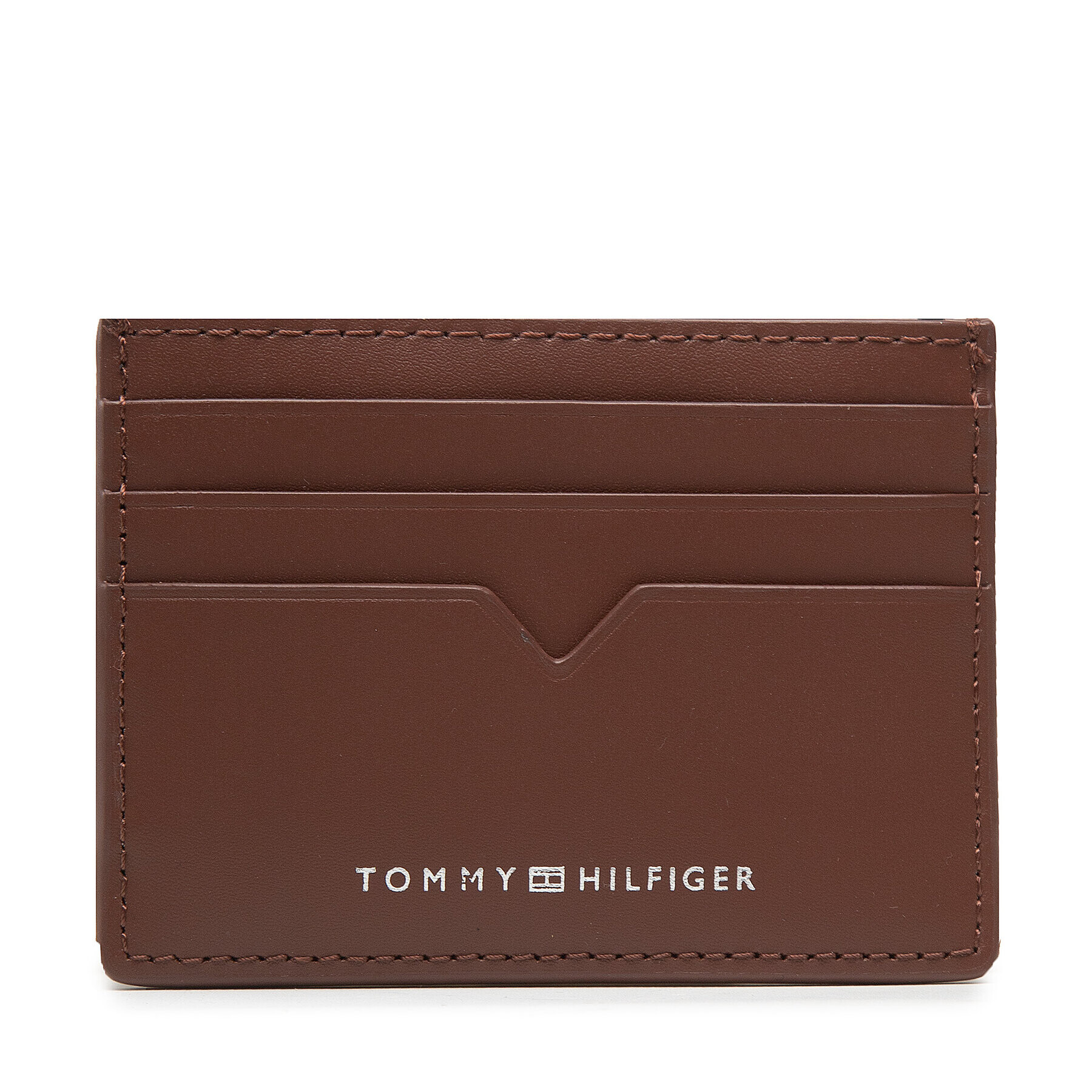 Tommy Hilfiger Etui pentru carduri Th Modern Leather Cc Holder AM0AM10616 Maro - Pled.ro