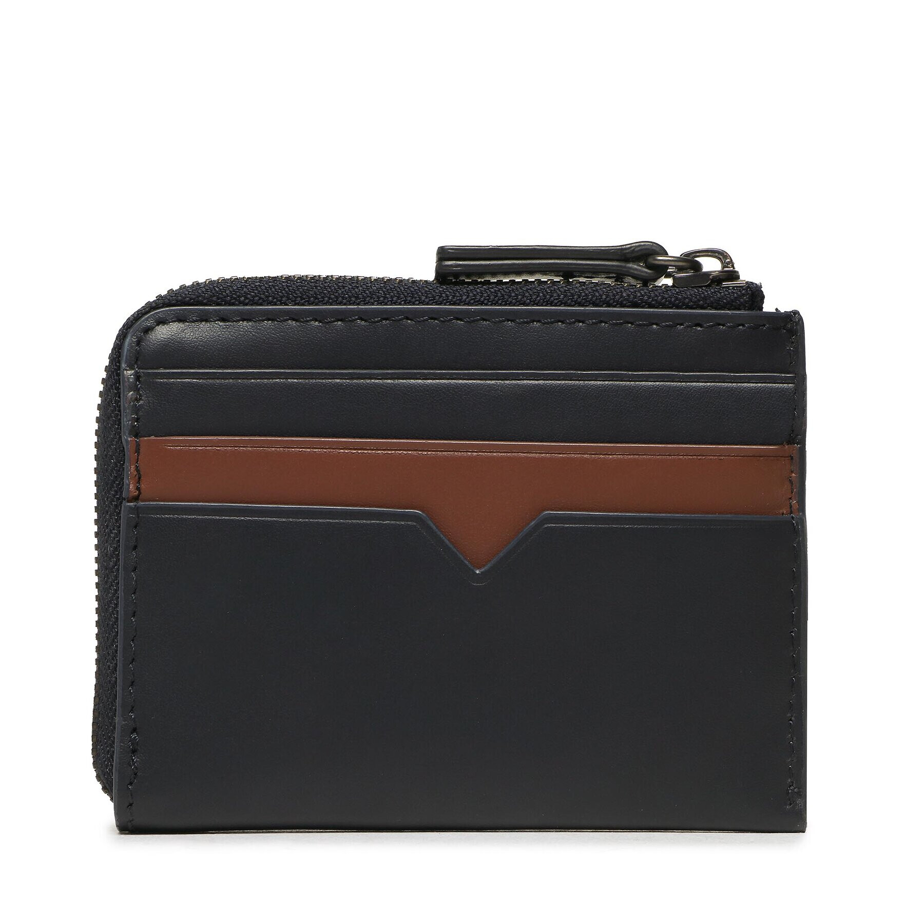 Tommy Hilfiger Etui pentru carduri Th Modern Leather Cc With Zip AM0AM10820 Bleumarin - Pled.ro