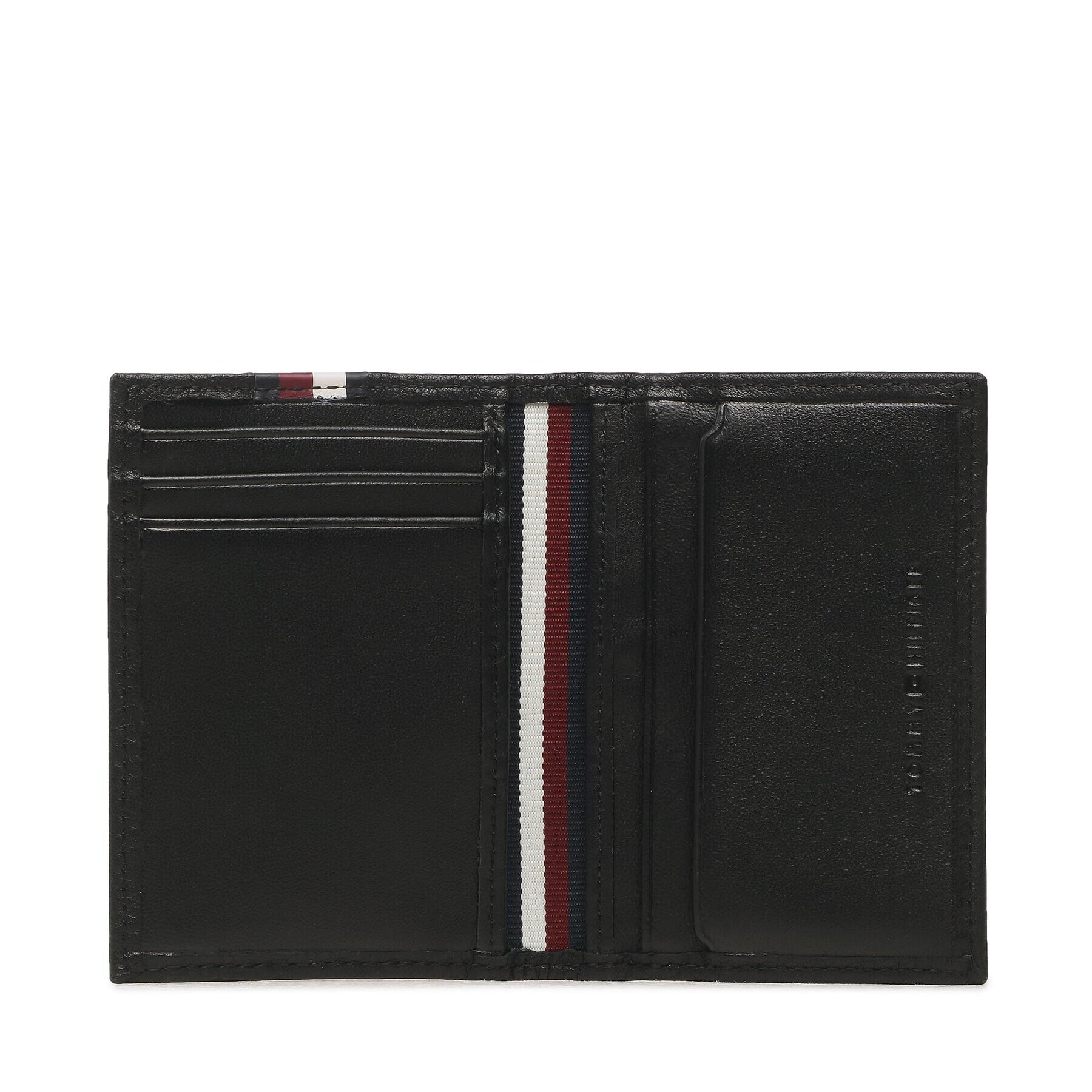 Tommy Hilfiger Etui pentru carduri Th Prem Lea Bifold AM0AM11269 Negru - Pled.ro