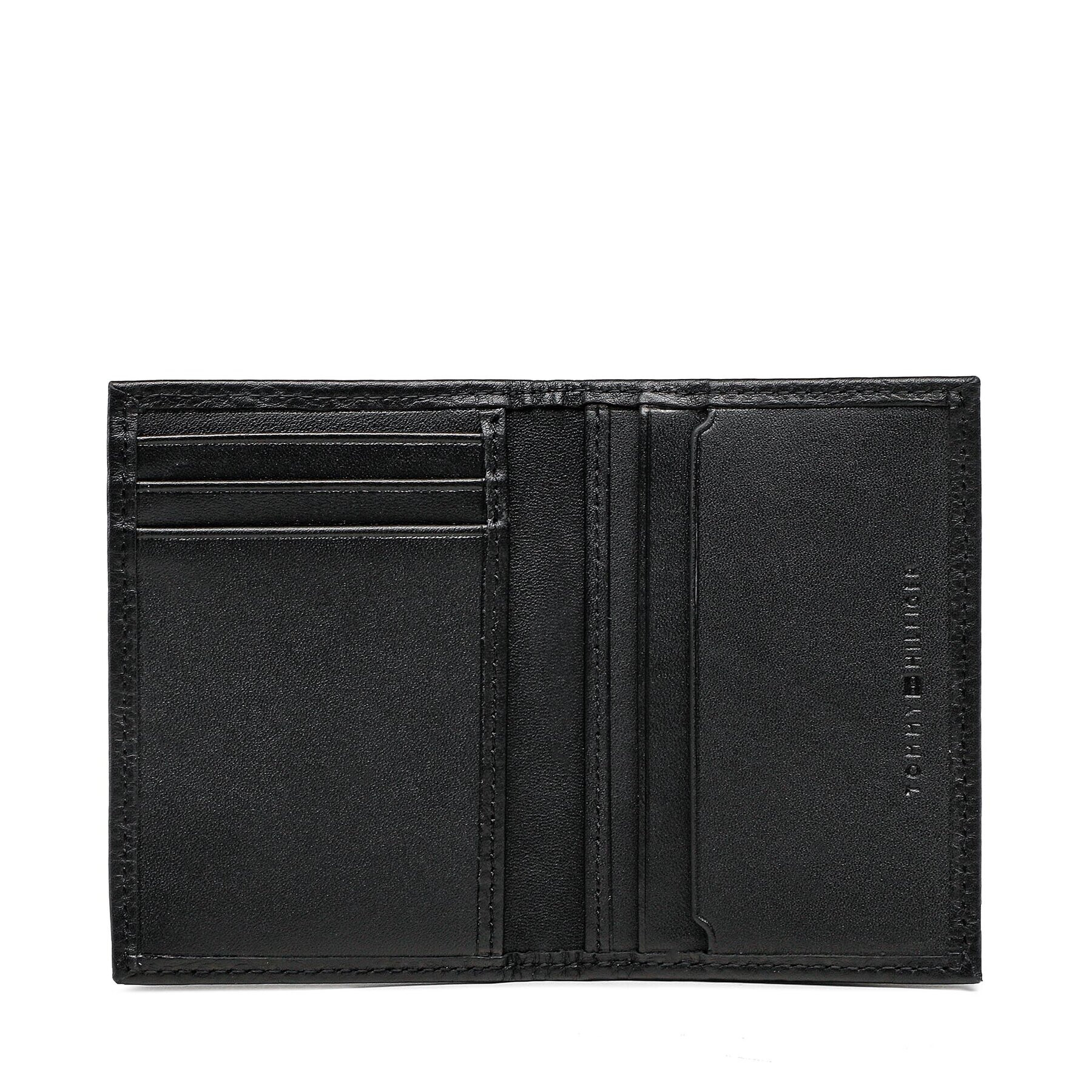 Tommy Hilfiger Etui pentru carduri Th Premium Leather Bifold AM0AM10991 Negru - Pled.ro