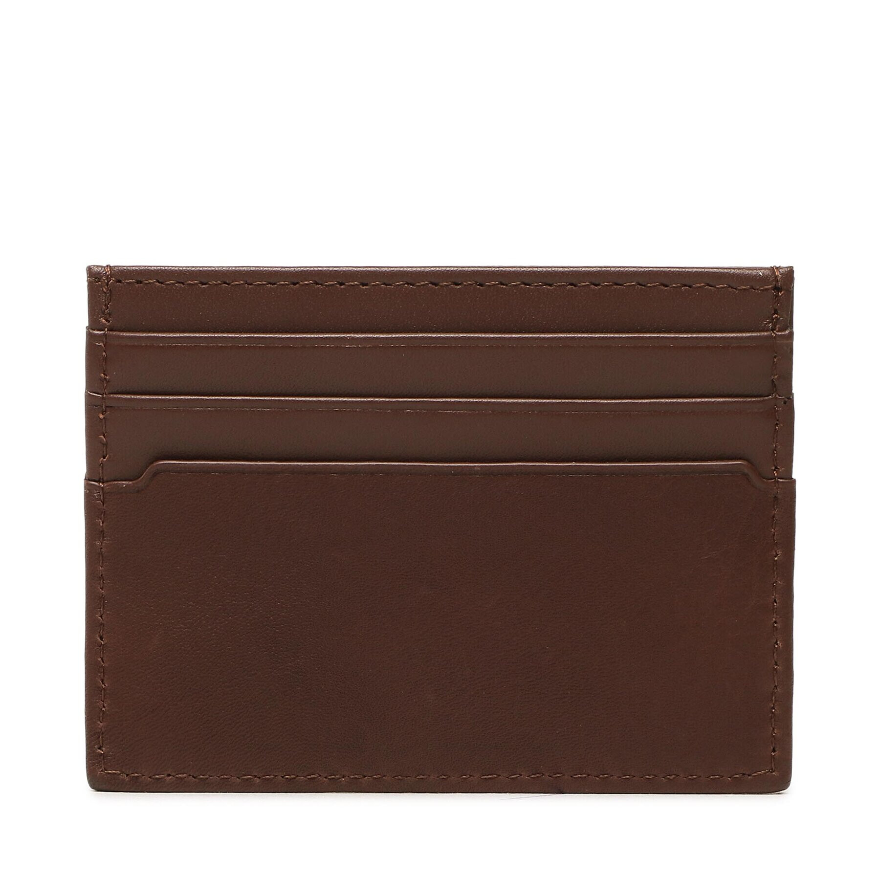 Tommy Hilfiger Etui pentru carduri Th Premium Leather Cc Holder AM0AM10987 Maro - Pled.ro