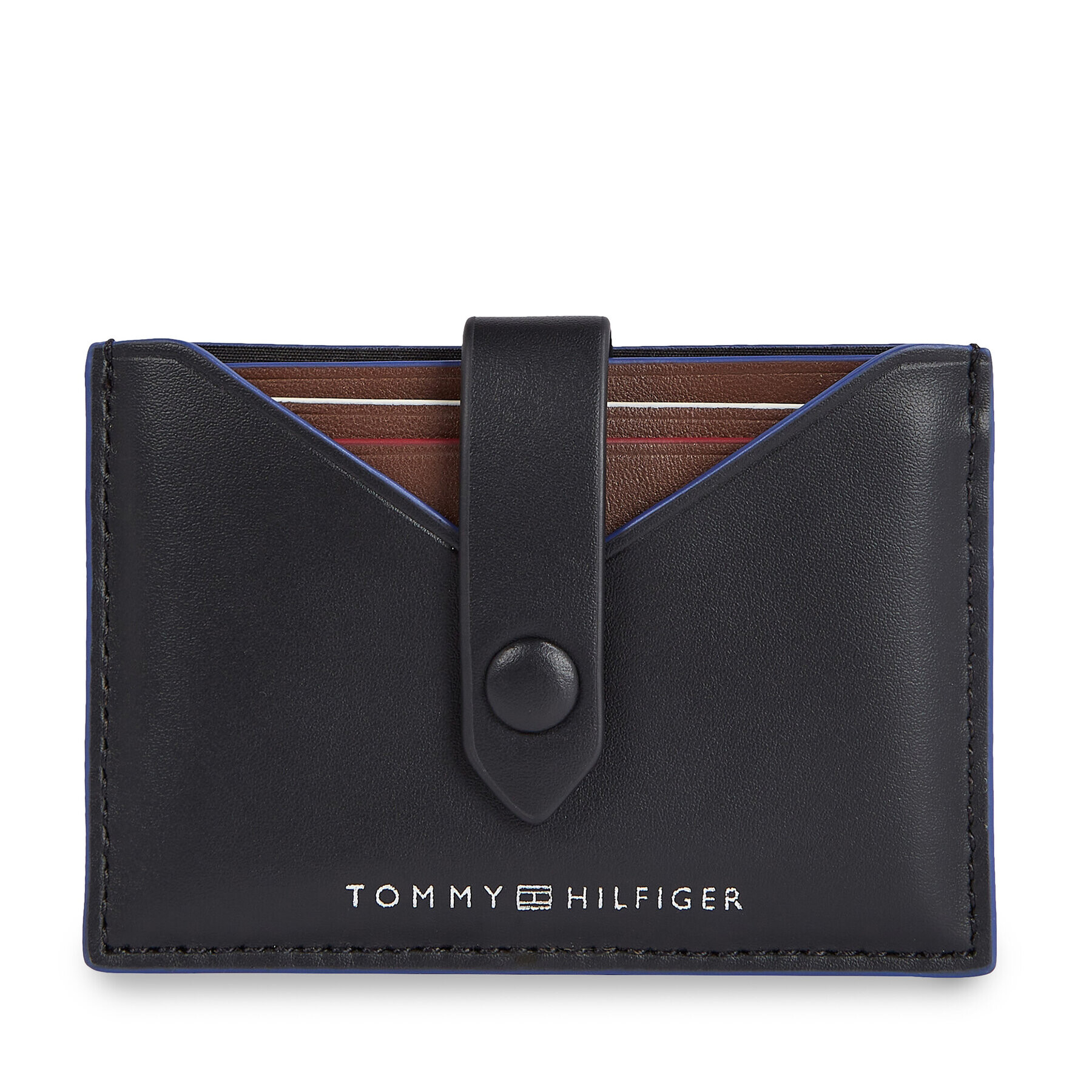 Tommy Hilfiger Etui pentru carduri Th Prep Retractable Cc AM0AM11404 Negru - Pled.ro