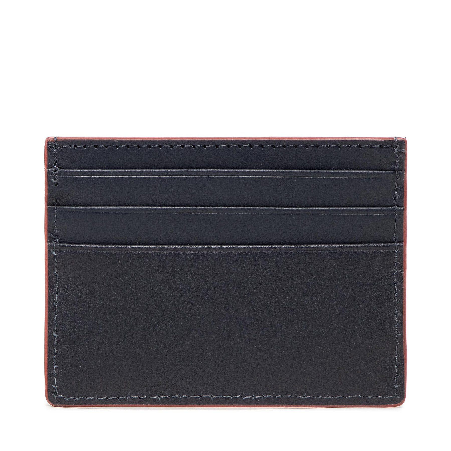 Tommy Hilfiger Etui pentru carduri Th Signature Cc Holder AM0AM08598 Bleumarin - Pled.ro