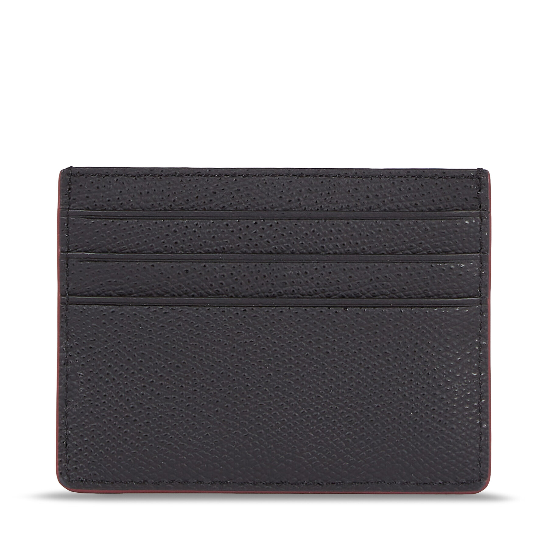 Tommy Hilfiger Etui pentru carduri Th Struc Leather Cc Holder AM0AM11606 Negru - Pled.ro