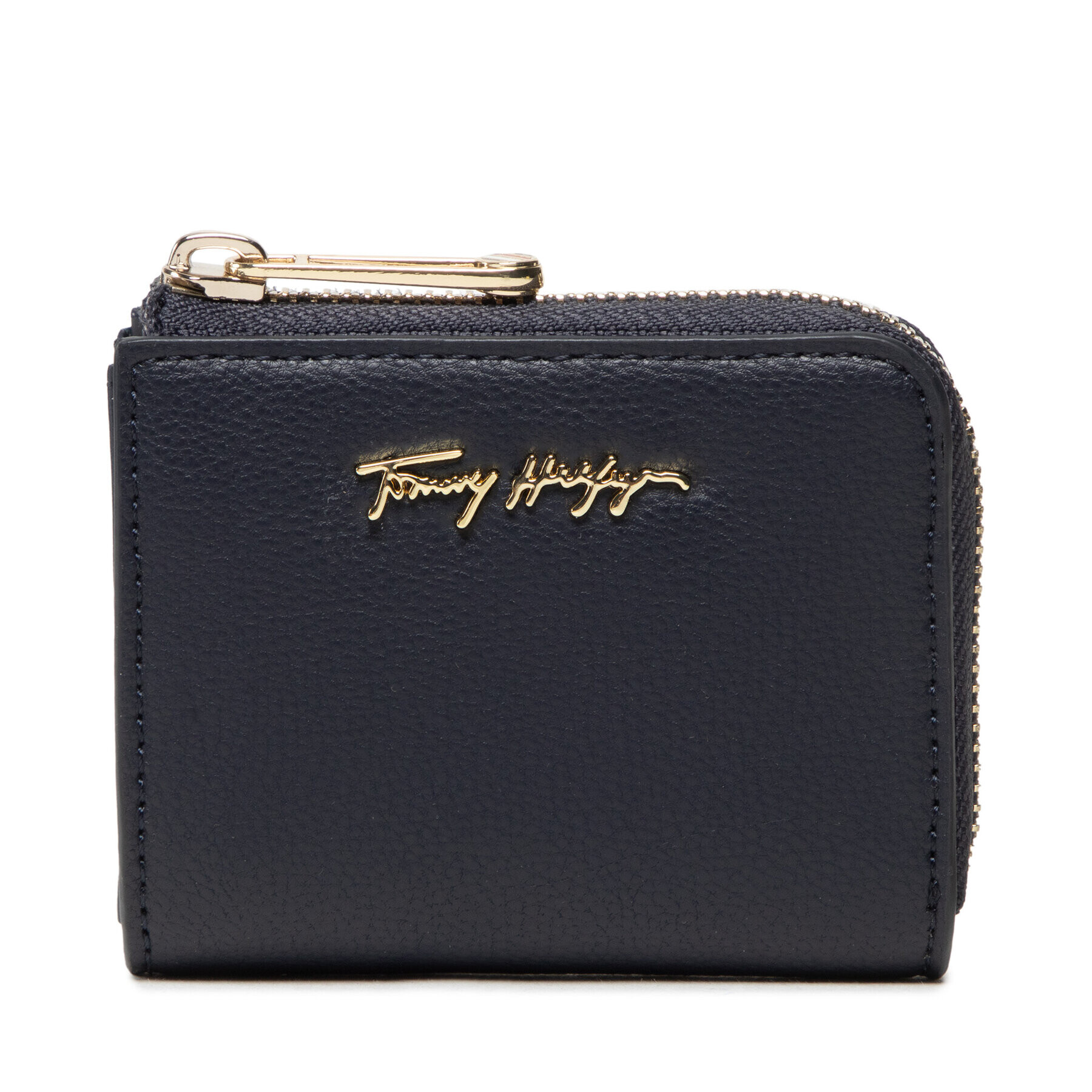 Tommy Hilfiger Etui pentru carduri Tommy Joy Cc Holder With Zip AW0AW12084 Bleumarin - Pled.ro