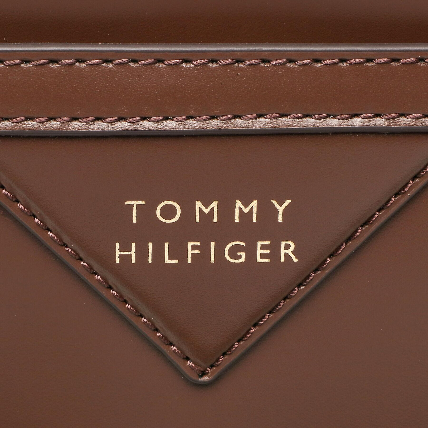 Tommy Hilfiger Etui pentru laptop Premium Leather Portfolio AM0AM11084 Maro - Pled.ro