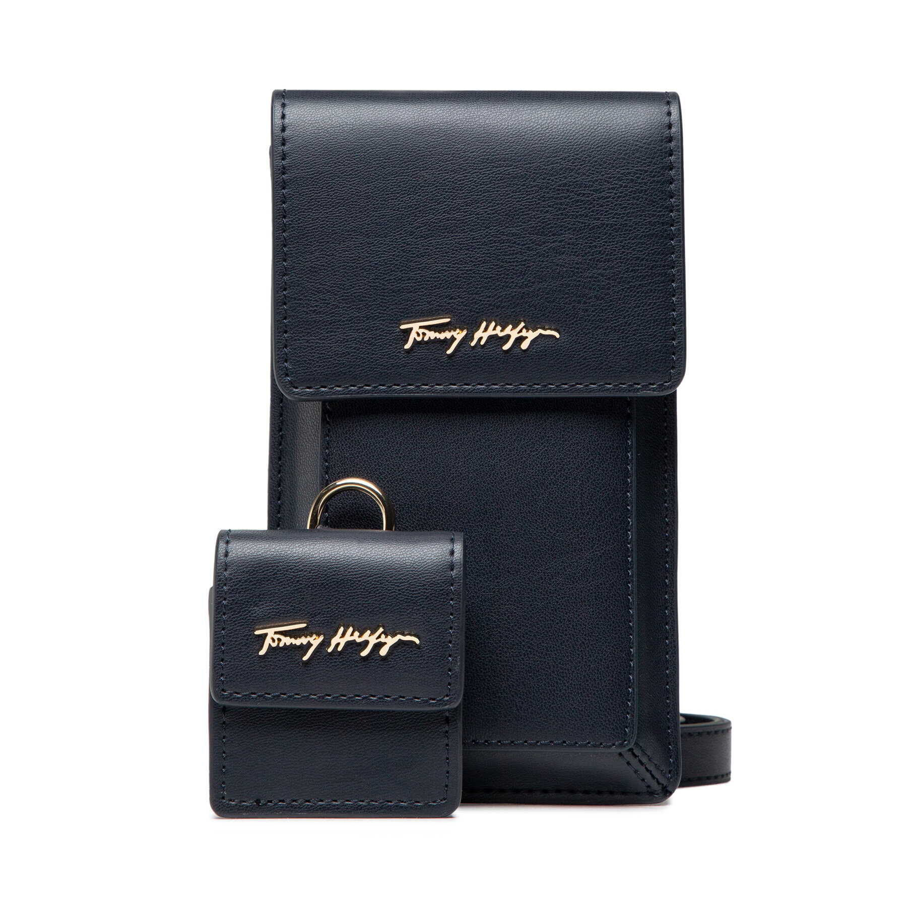 Tommy Hilfiger Etui pentru telefon Iconic Tommy Phone Wallet AW0AW12078 Bleumarin - Pled.ro