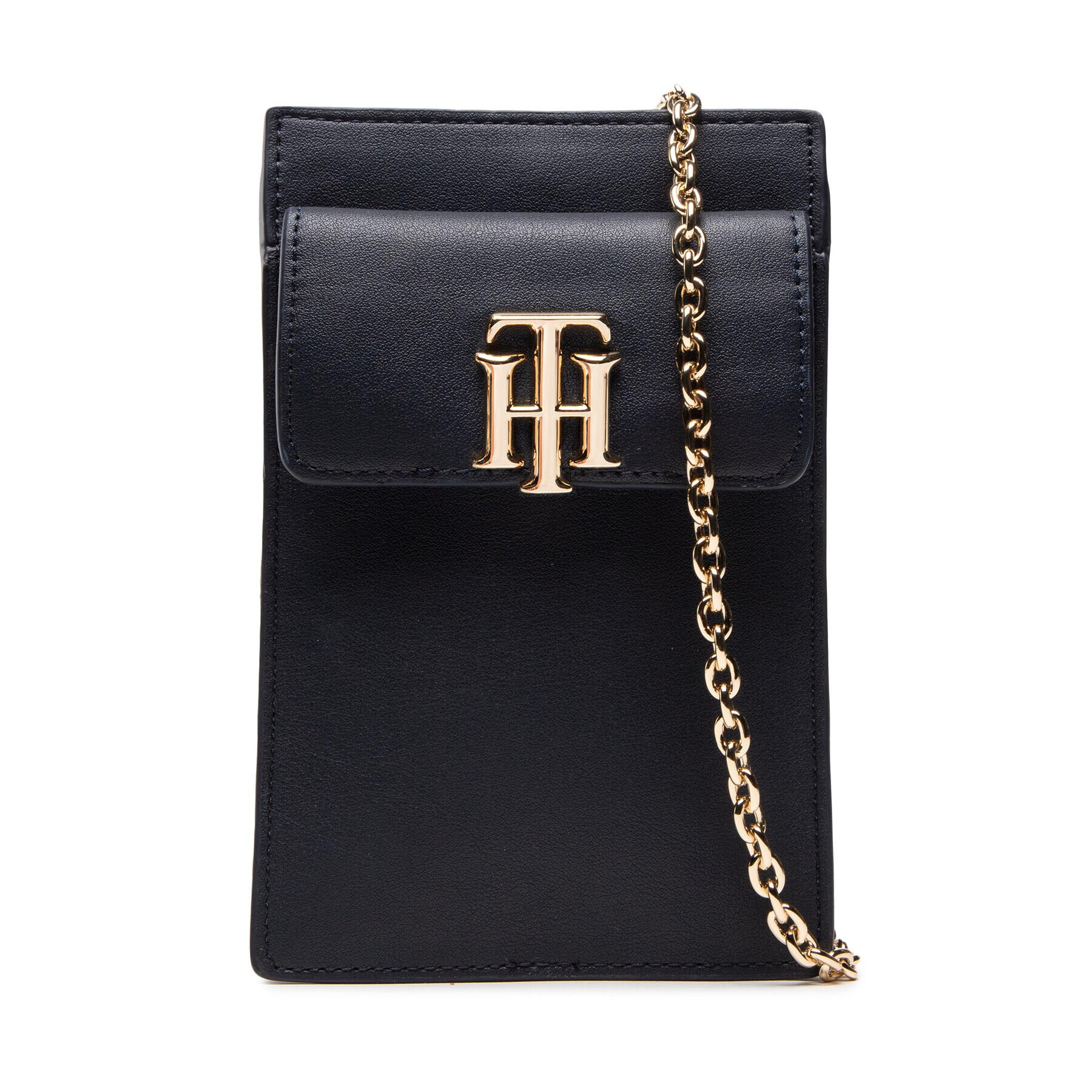 Tommy Hilfiger Etui pentru telefon Th Lock Party Phone Wallet AW0AW11125 Bleumarin - Pled.ro