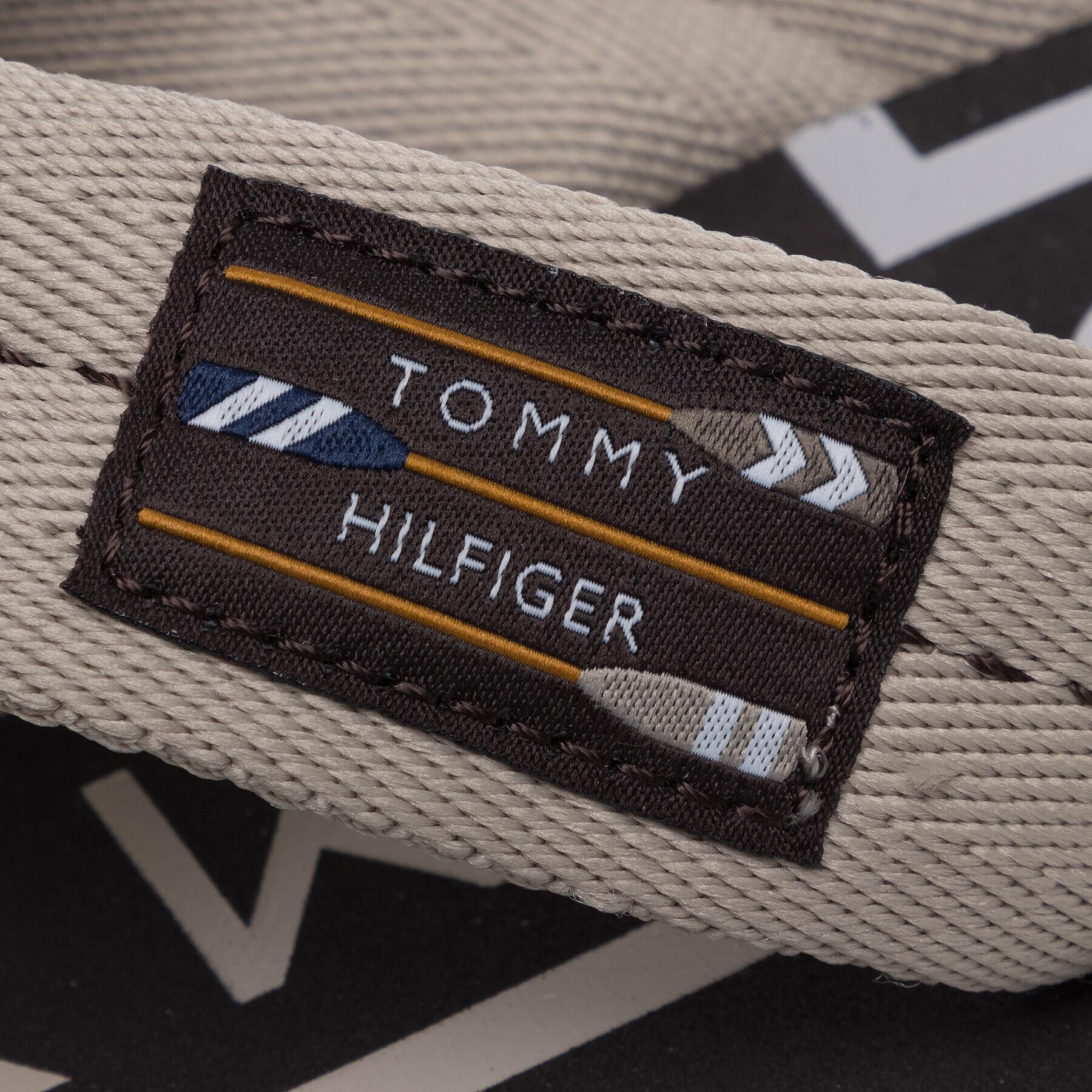 Tommy Hilfiger Flip flop Badge Beach Sandal FM0FM02706 Bej - Pled.ro