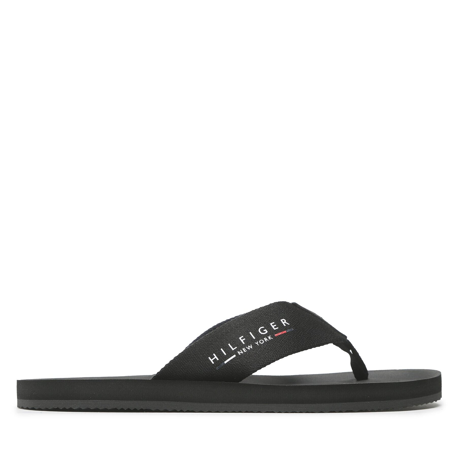 Tommy Hilfiger Flip flop City Beach Sandal Mens FM0FM04408 Negru - Pled.ro