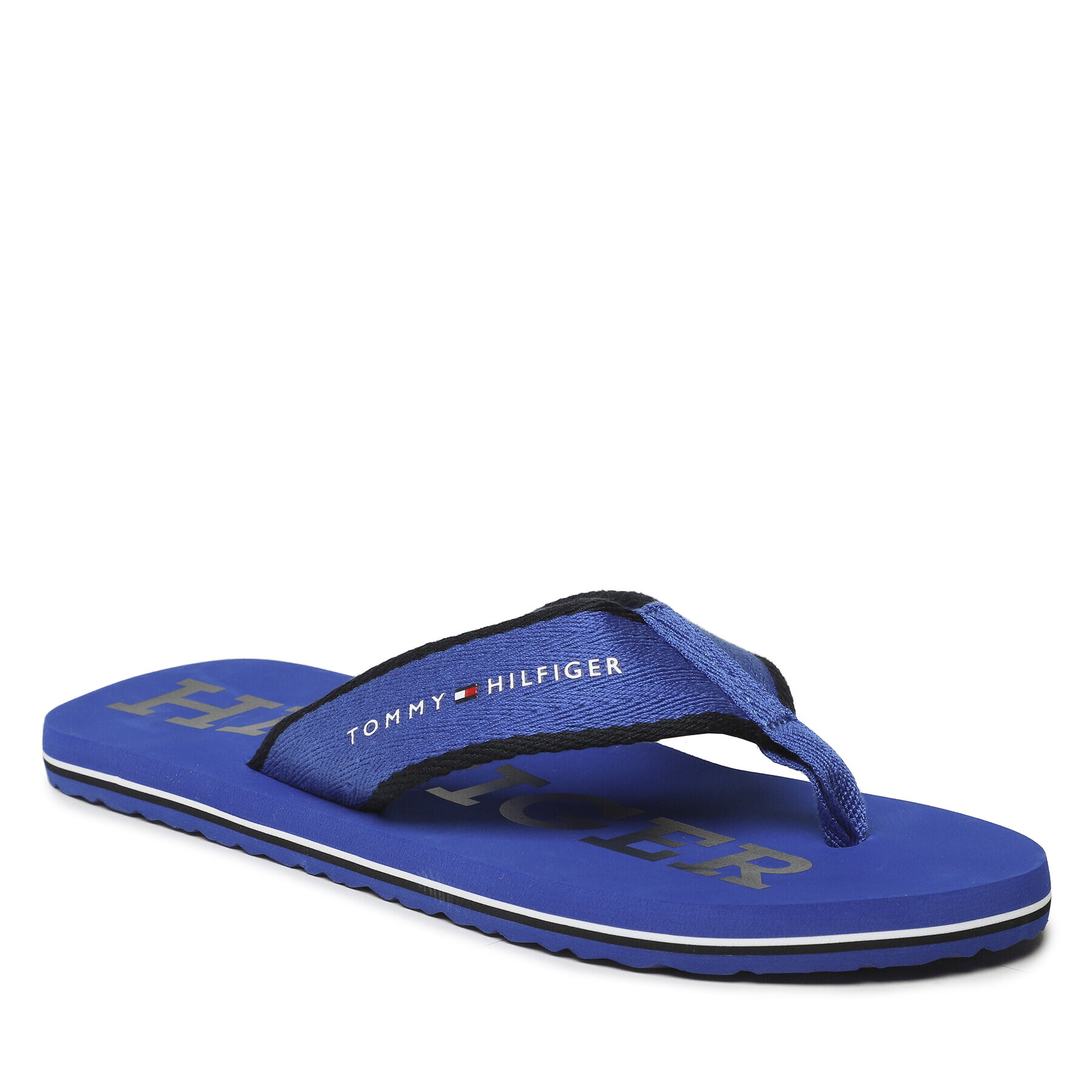 Tommy Hilfiger Flip flop Classic Hilfiger Beach Sandal FM0FM04617 Albastru - Pled.ro