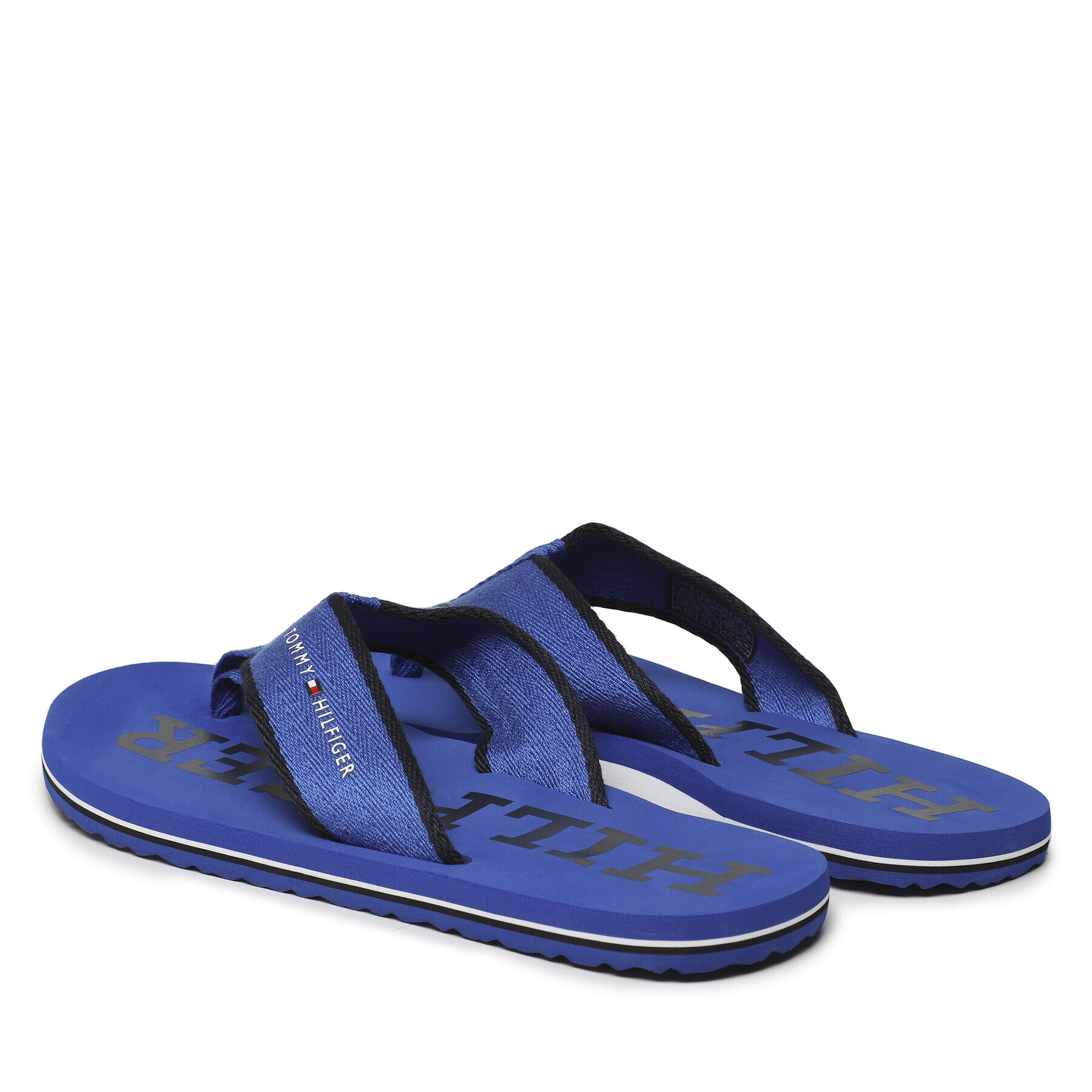 Tommy Hilfiger Flip flop Classic Hilfiger Beach Sandal FM0FM04617 Albastru - Pled.ro