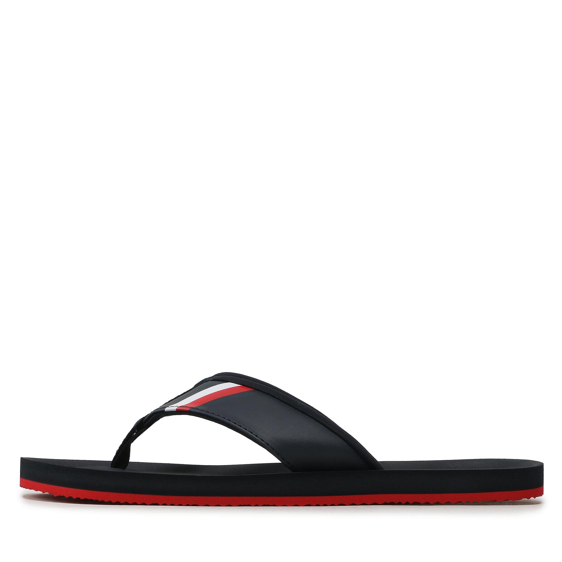 Tommy Hilfiger Flip flop Comfortable Padded Beach Sandal FM0FM04473 Bleumarin - Pled.ro