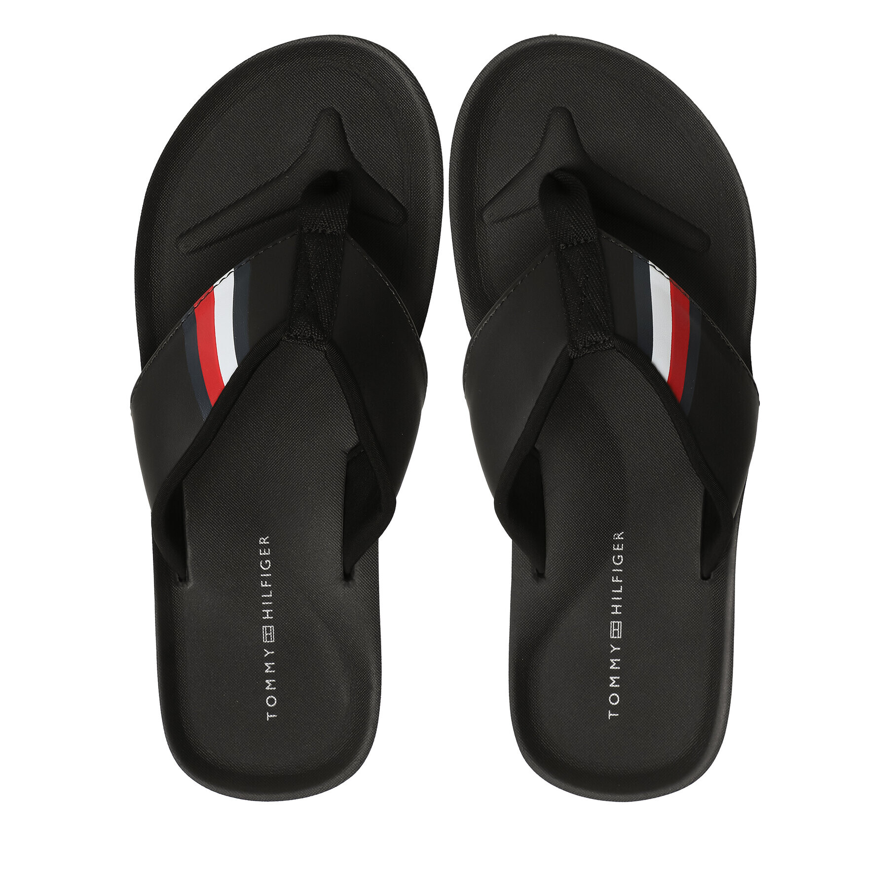 Tommy Hilfiger Flip flop Comfortable Padded Beach Sandal FM0FM04473 Negru - Pled.ro