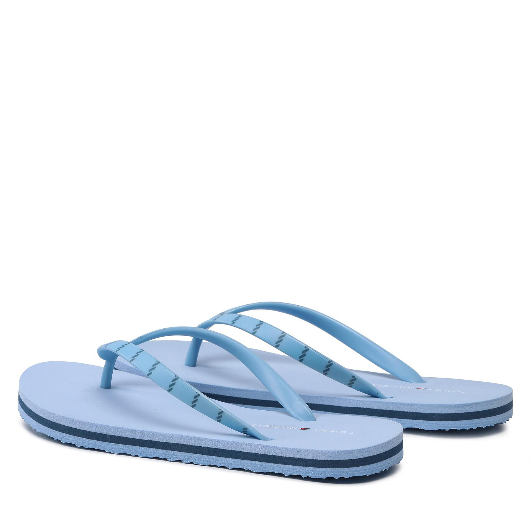 Tommy Hilfiger Flip flop Essential Beach Sandal FW0FW07141 Albastru - Pled.ro