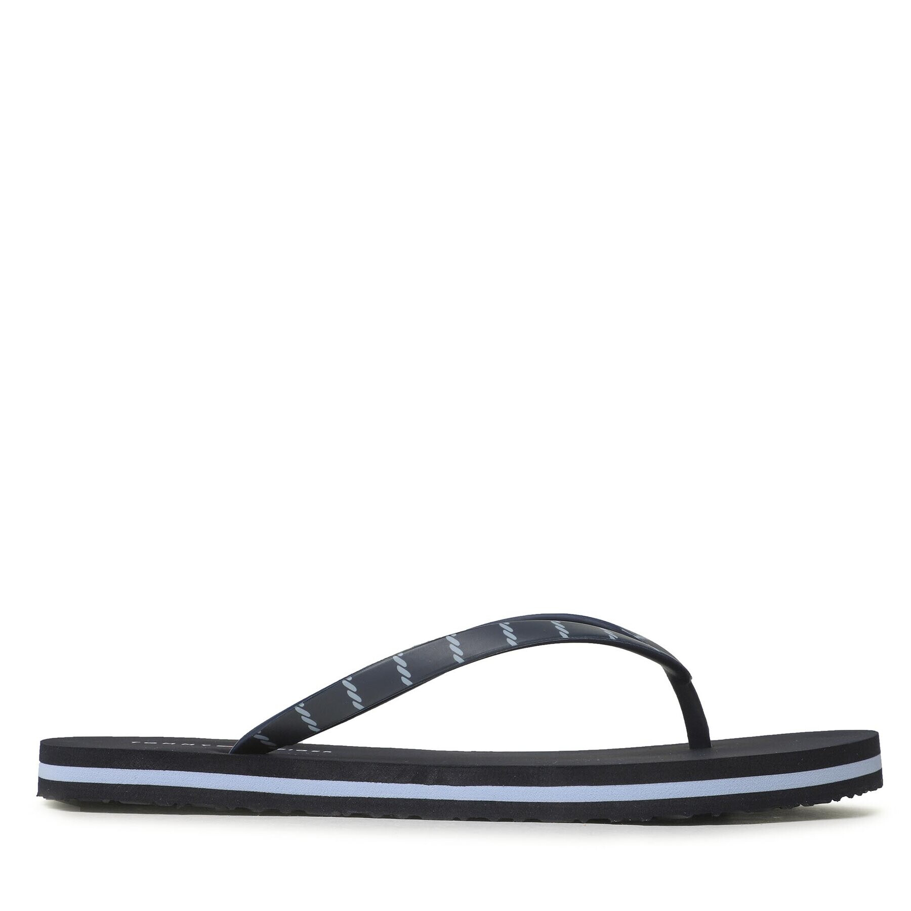 Tommy Hilfiger Flip flop Essential Beach Sandal FW0FW07141 Bleumarin - Pled.ro