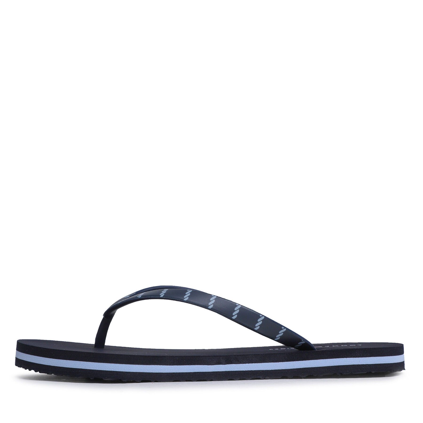 Tommy Hilfiger Flip flop Essential Beach Sandal FW0FW07141 Bleumarin - Pled.ro