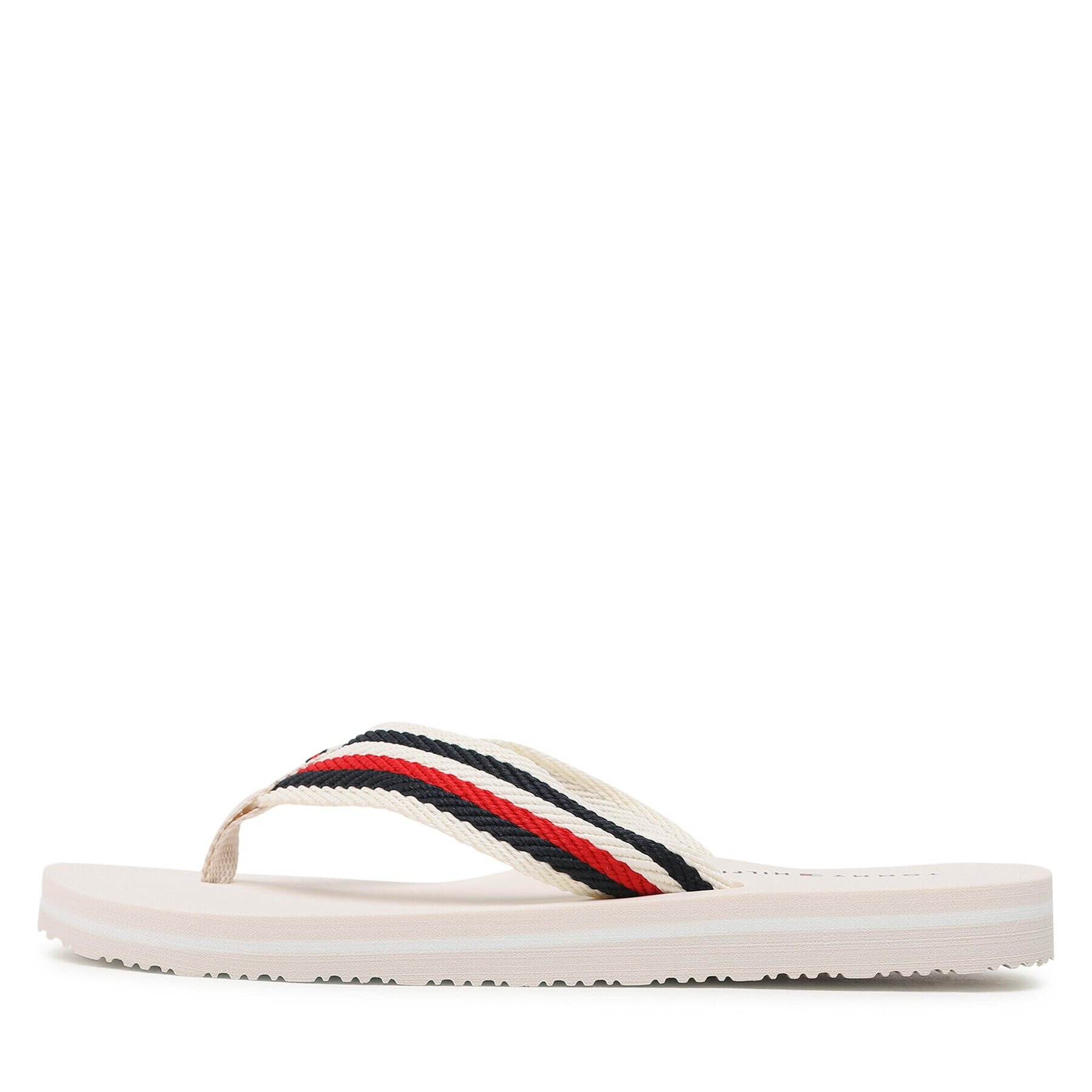 Tommy Hilfiger Flip flop Essential Comfort FW0FW07147 Écru - Pled.ro