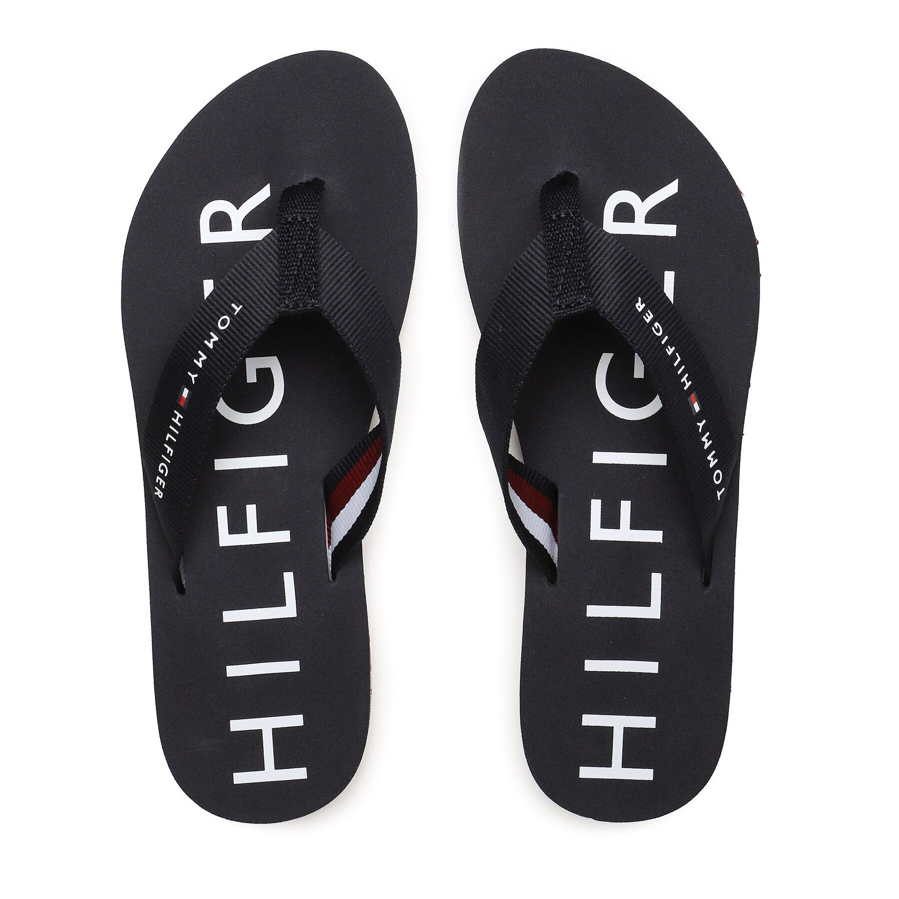 Tommy Hilfiger Flip flop Essential Corp Flip Flop FW0FW07419 Bleumarin - Pled.ro