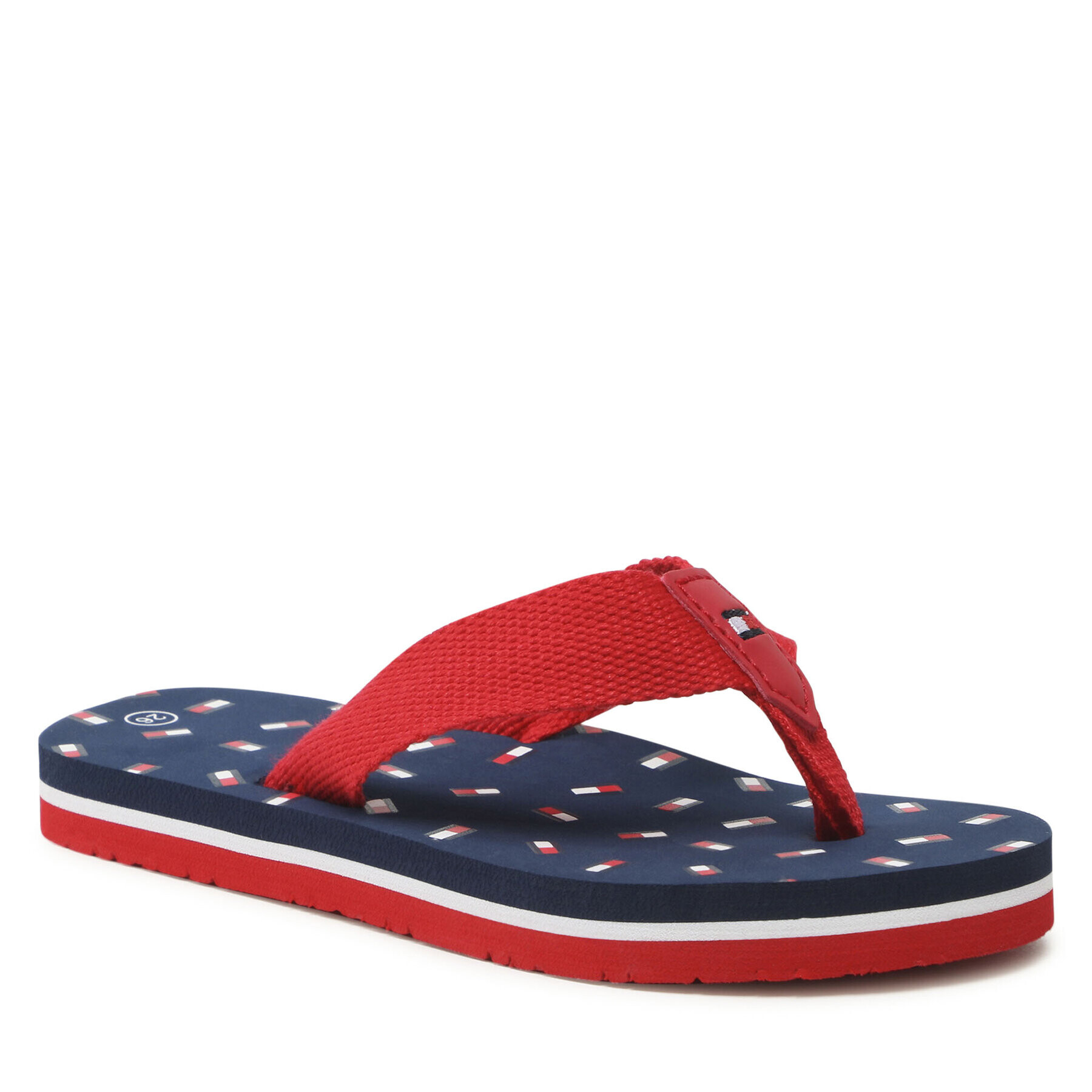 Tommy Hilfiger Flip flop Flag Flip Flop T3X8-32923-0058 M Roșu - Pled.ro