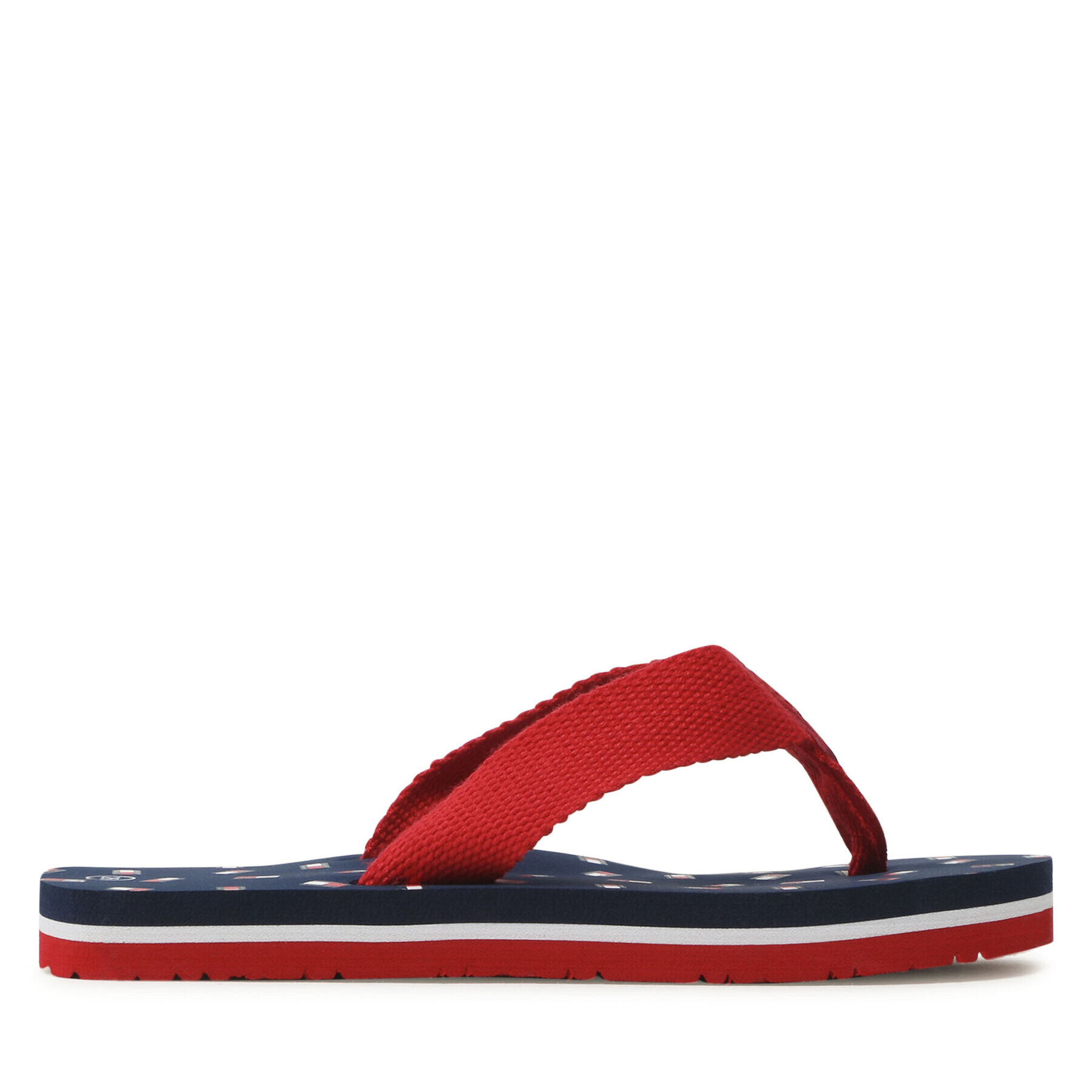 Tommy Hilfiger Flip flop Flag Flip Flop T3X8-32923-0058 M Roșu - Pled.ro