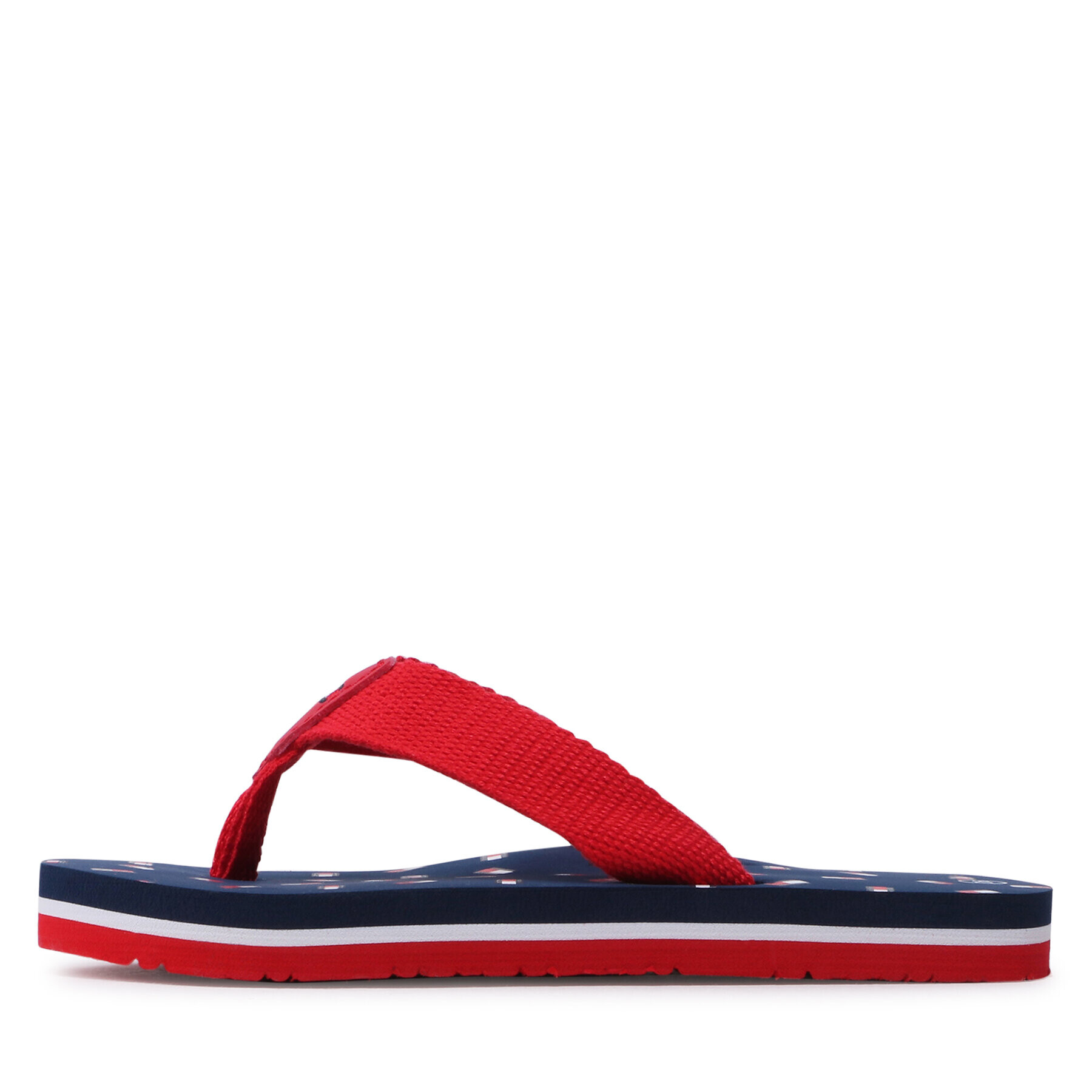 Tommy Hilfiger Flip flop Flag Flip Flop T3X8-32923-0058 M Roșu - Pled.ro