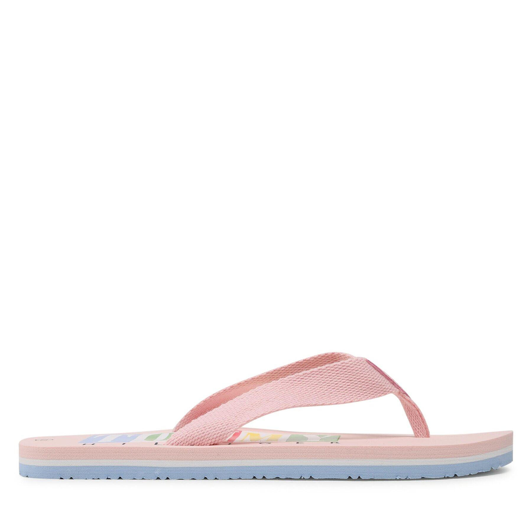 Tommy Hilfiger Flip flop Logo Flip Flop T3A8-32784-0058 S Roz - Pled.ro