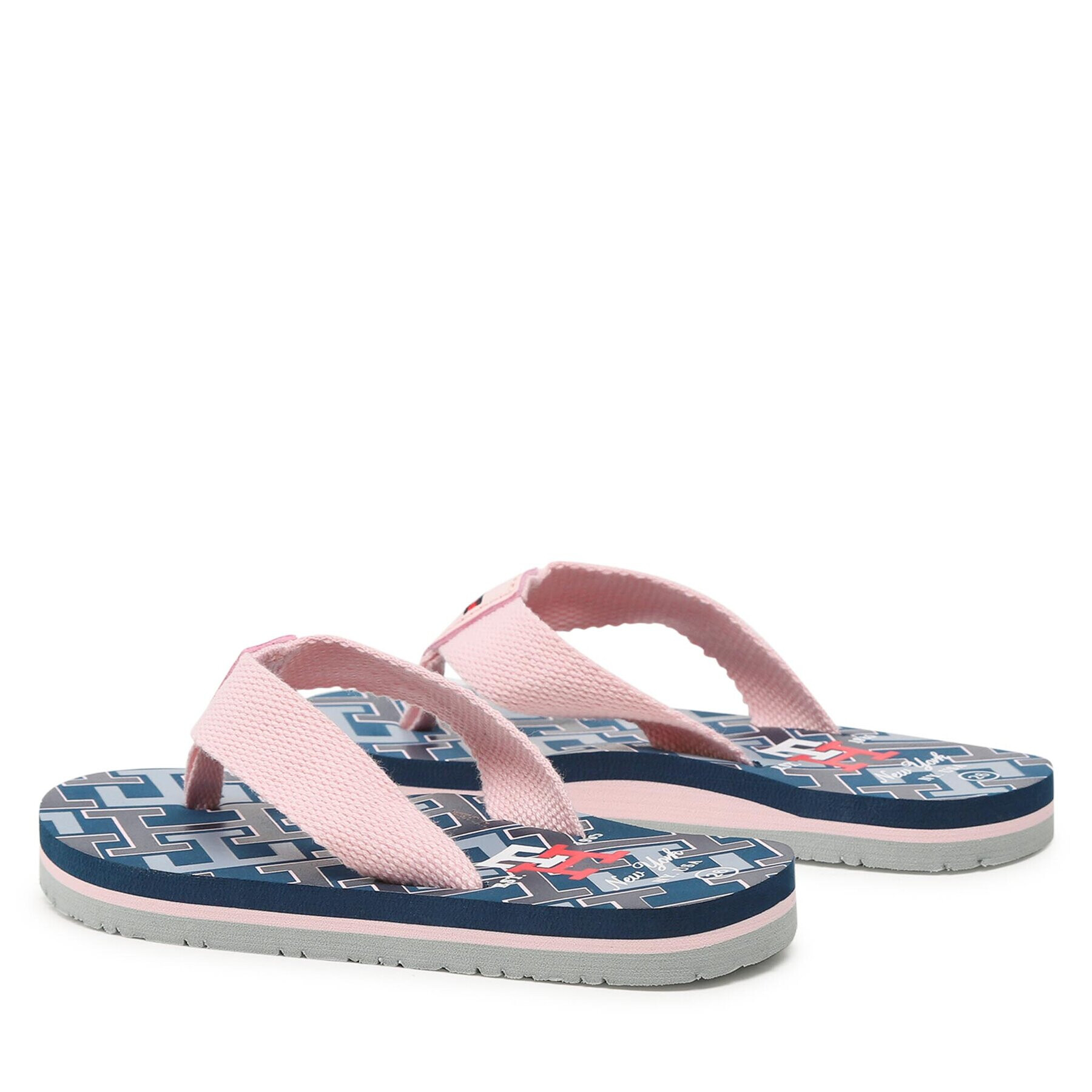 Tommy Hilfiger Flip flop Logo Flip Flop T3A8-32786-0058 M Roz - Pled.ro