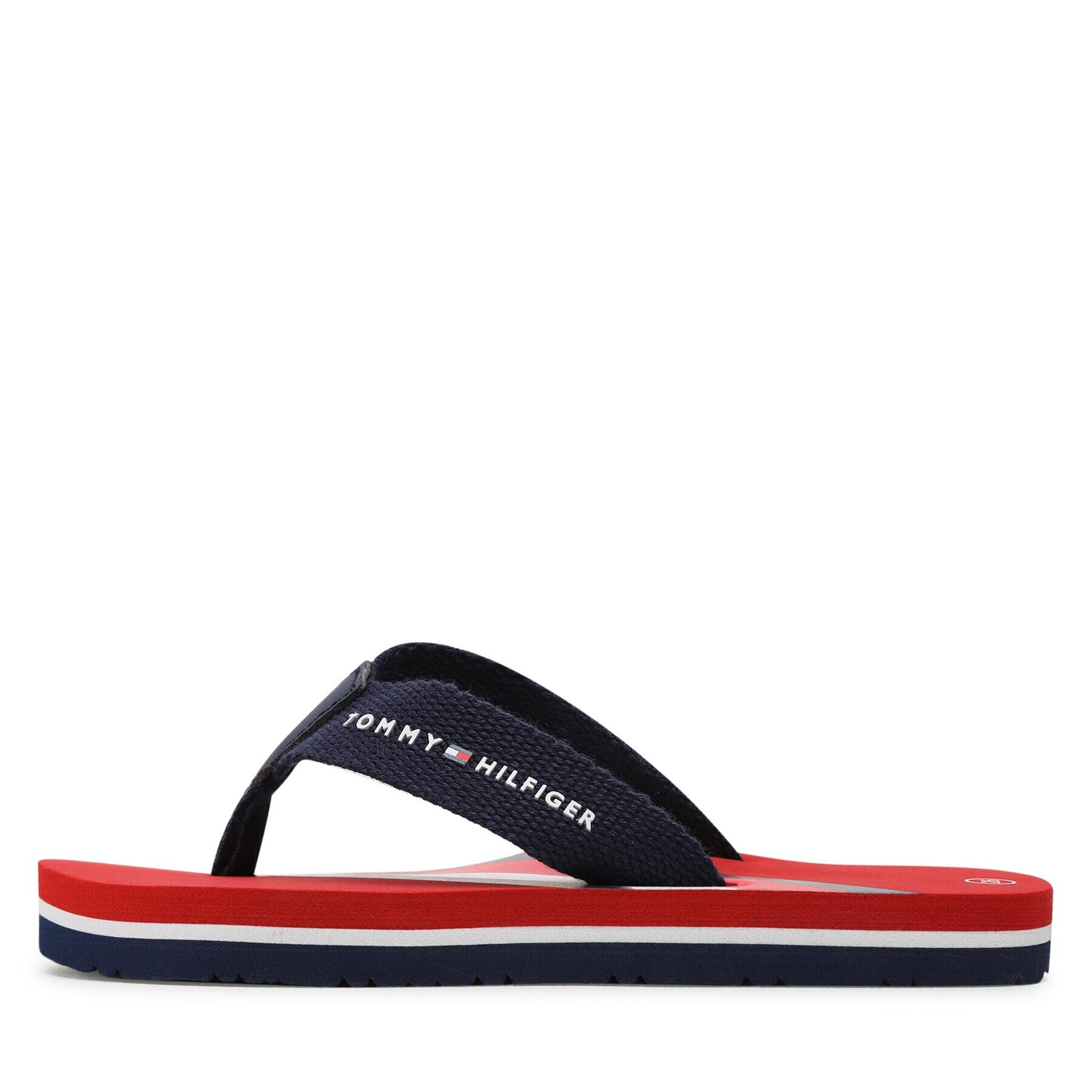 Tommy Hilfiger Flip flop Stripes Flip Flop T3B8-32920-0058 M Bleumarin - Pled.ro