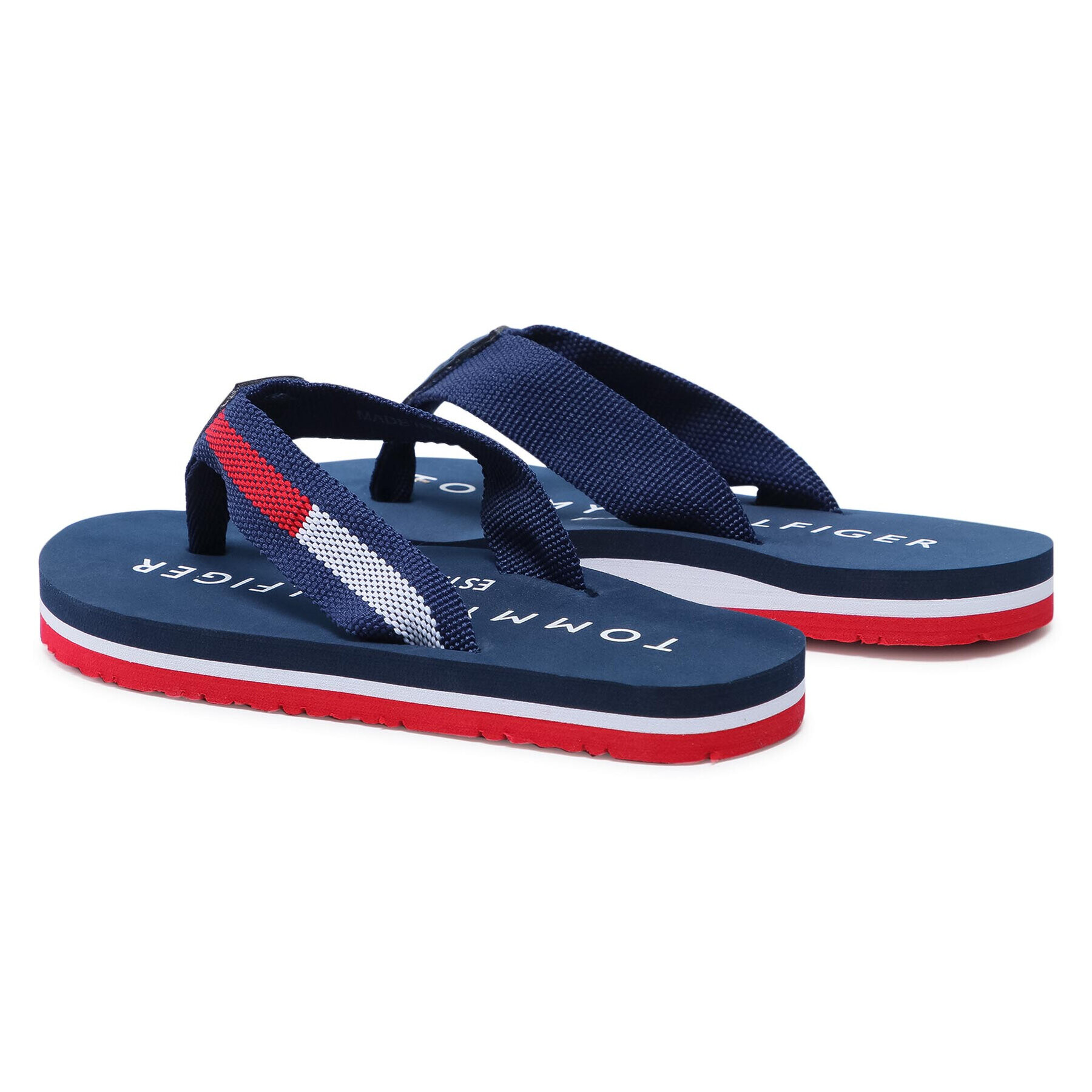 Tommy Hilfiger Flip flop T3B0-30983-0058 M Bleumarin - Pled.ro