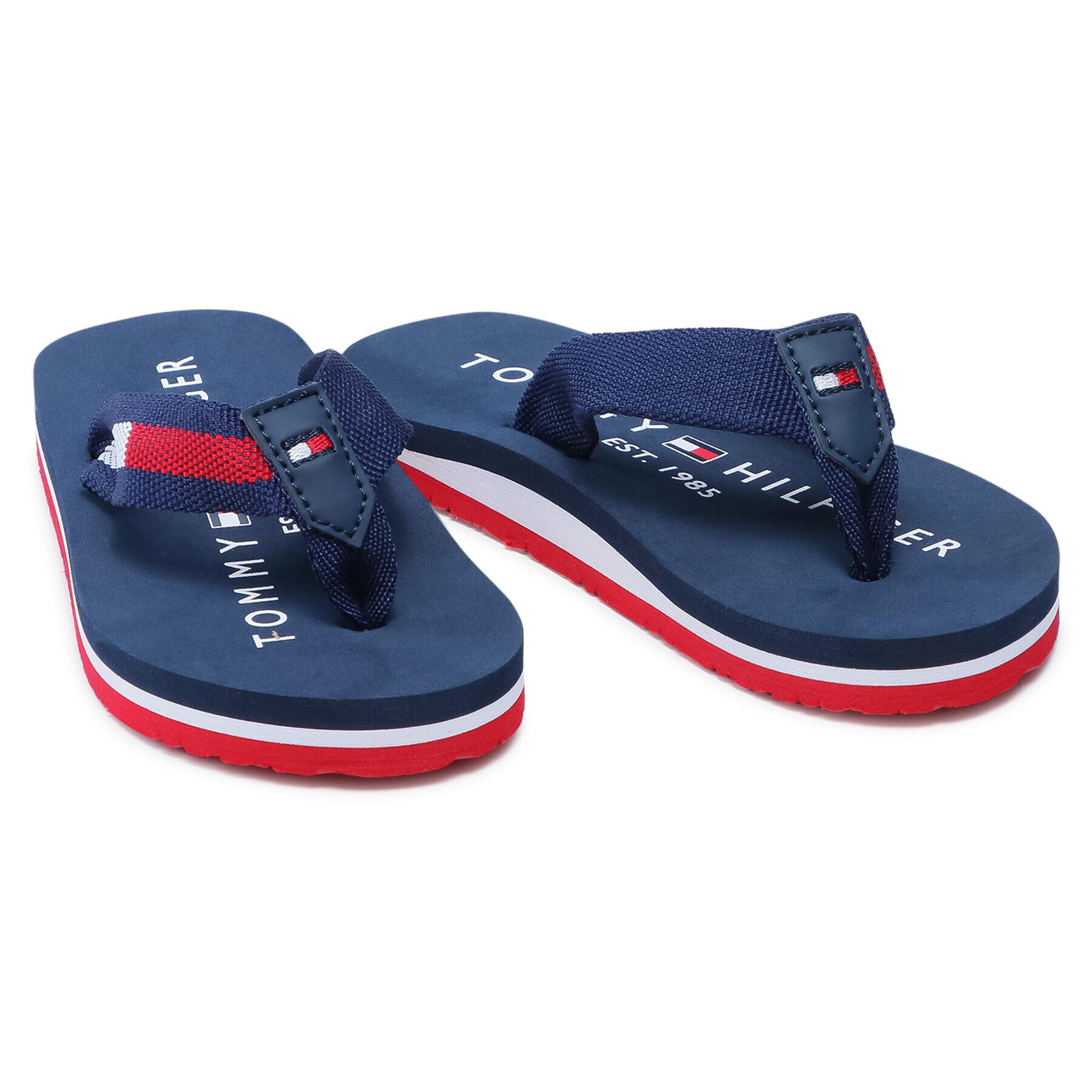 Tommy Hilfiger Flip flop T3B0-30983-0058 M Bleumarin - Pled.ro